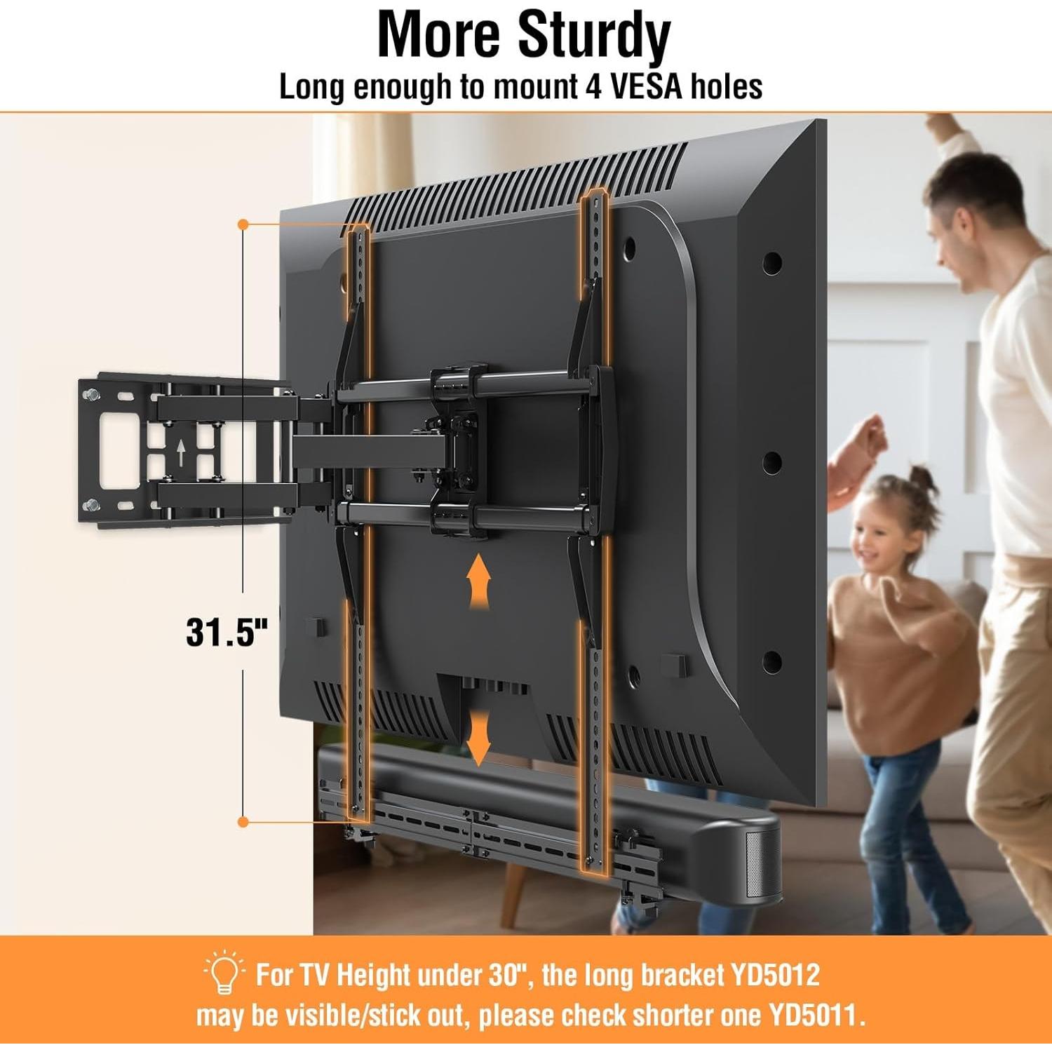 Soporte de Barra de Sonido ELIVED 80 cm Ajustable para TV