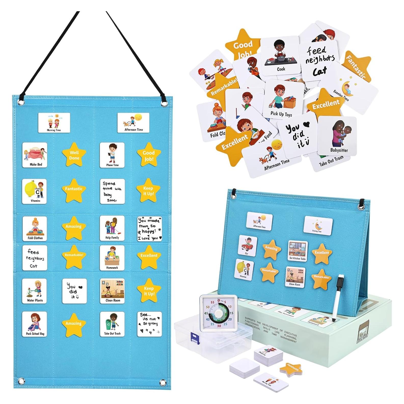 Horario Visual para Niños TESOROS ESENCIALES 68.5x38.1cm