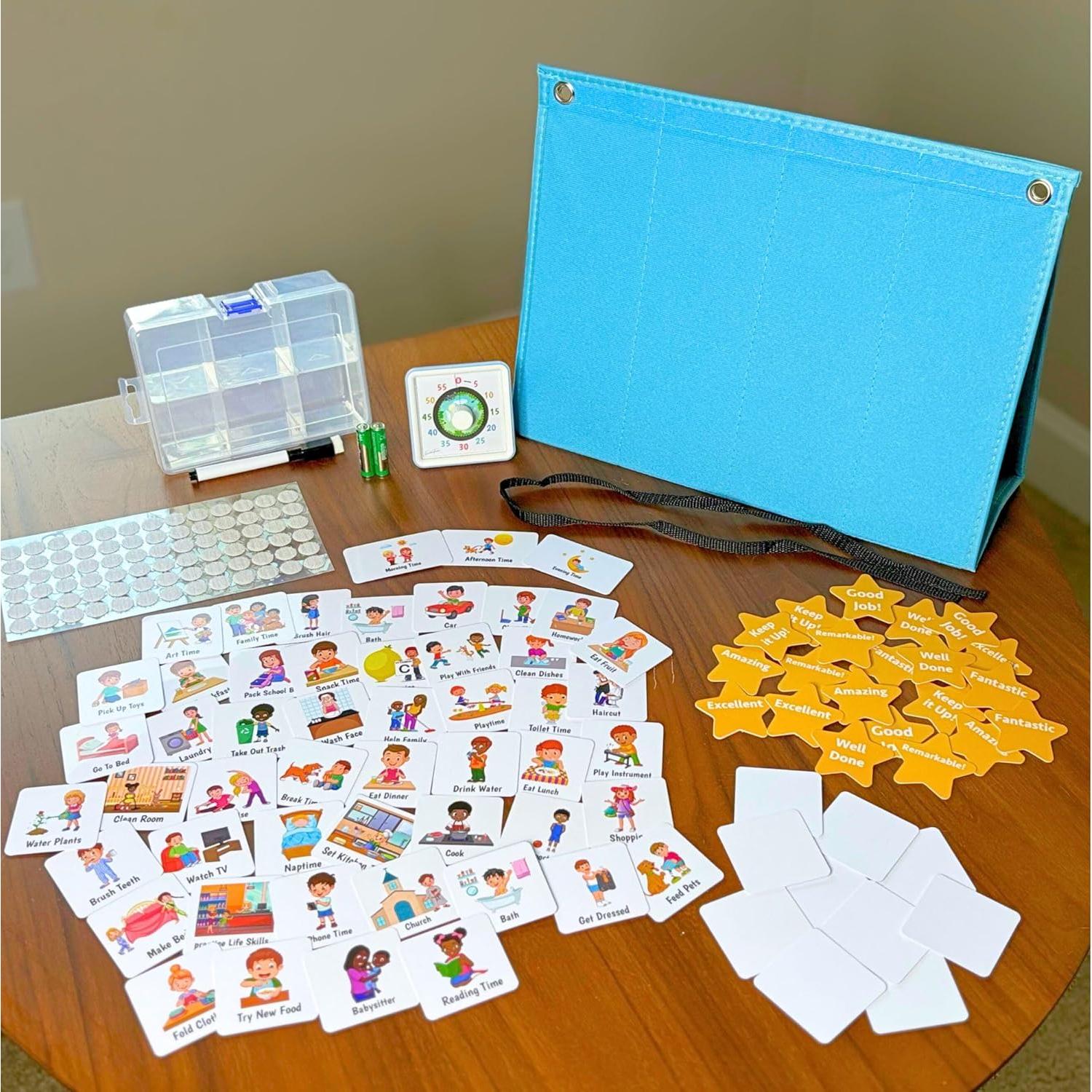 Horario Visual para Niños TESOROS ESENCIALES 68.5x38.1cm