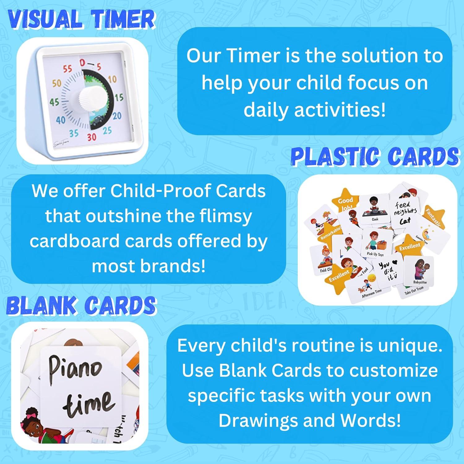 Horario Visual para Niños TESOROS ESENCIALES 68.5x38.1cm