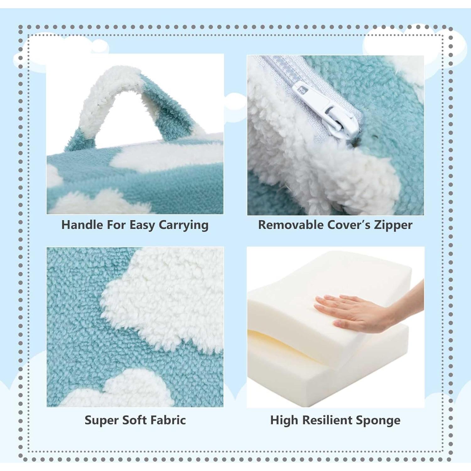 Silla de Espuma Ultra Suave ALIMORDEN para Niños Azul