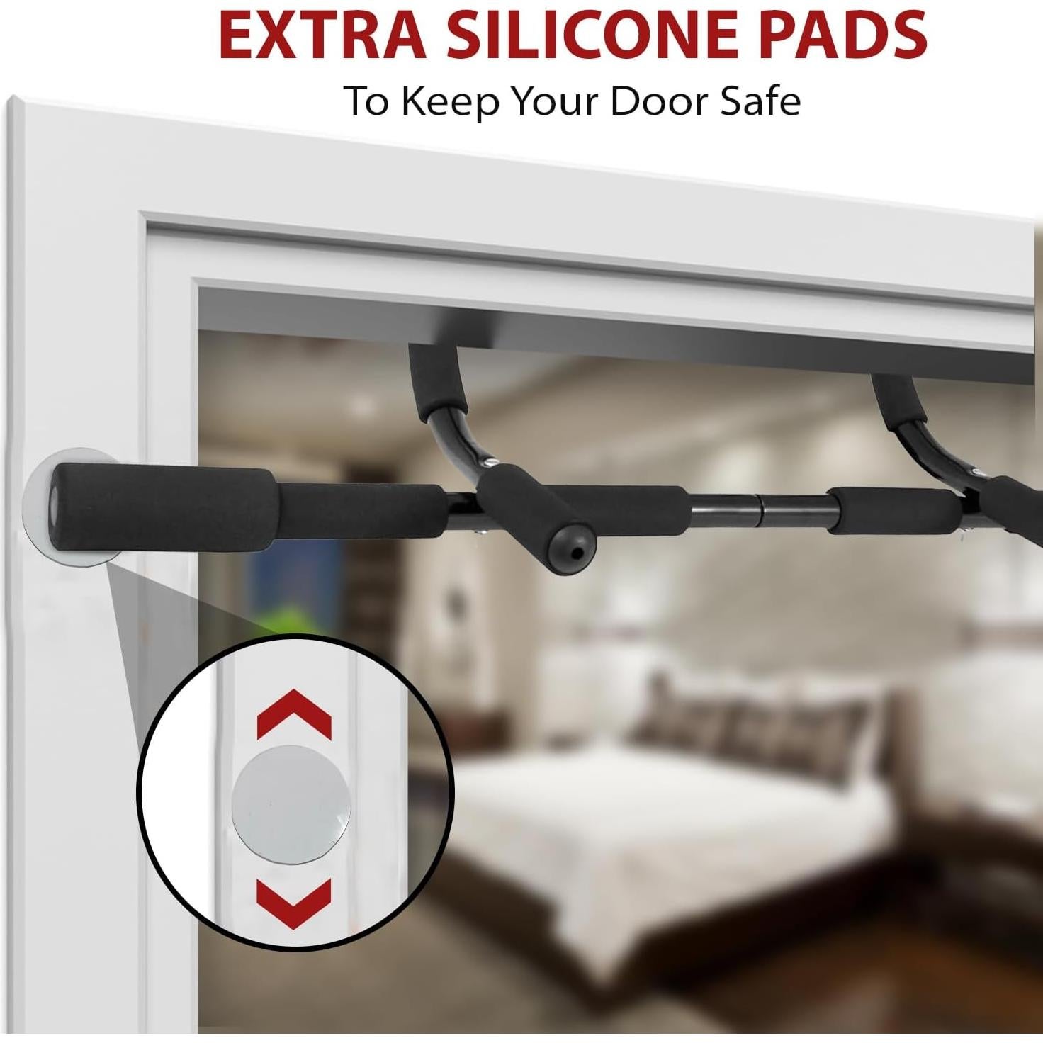 Barra de Dominadas Ben Din para Marco de Puerta - Acero Resistente