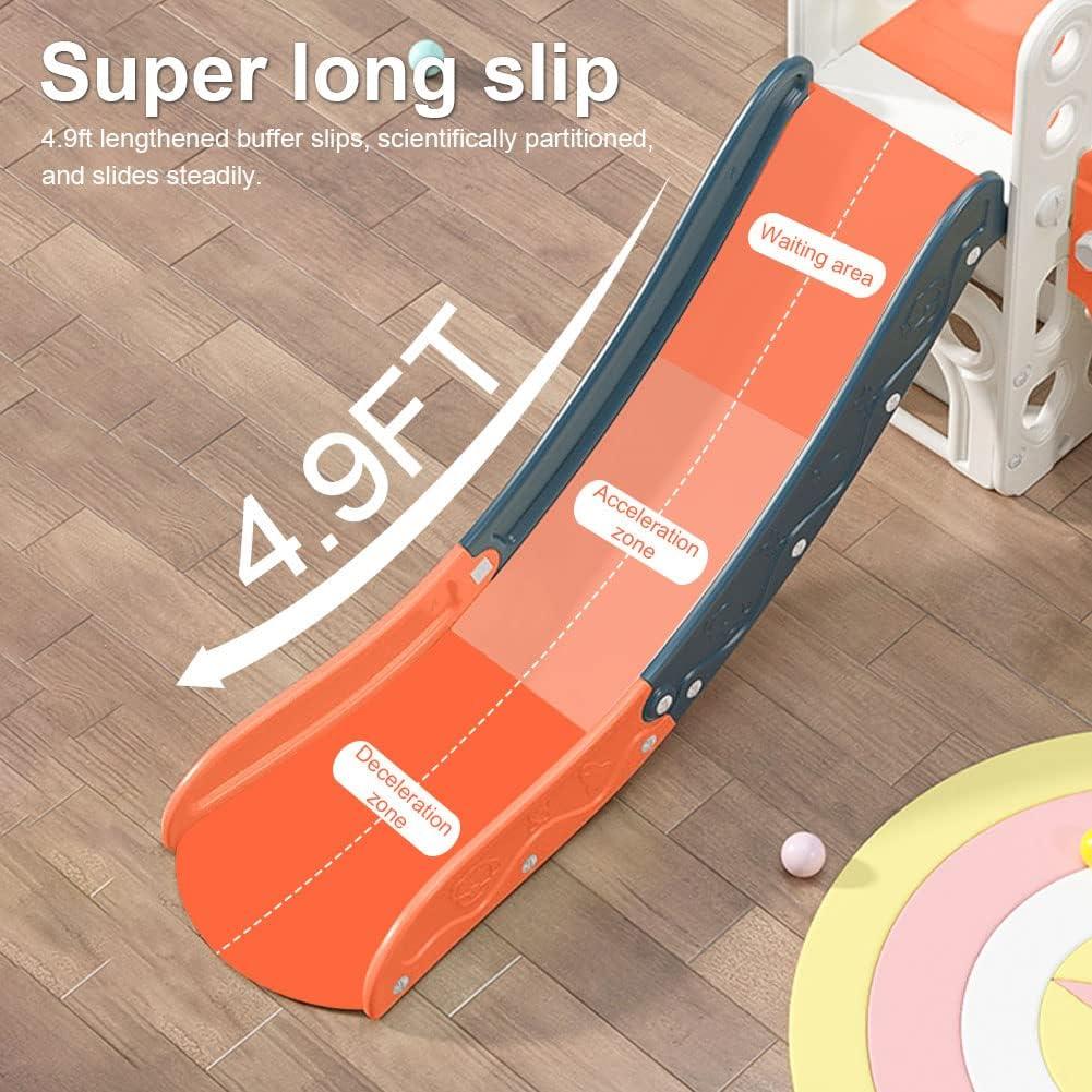 Tobogán Plegable para Niños Monle 179.4x144.8cm Rojo