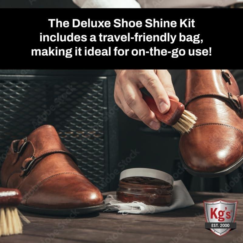 Kit de Cuidado de Zapatos KG - Limpieza y Pulido Deluxe