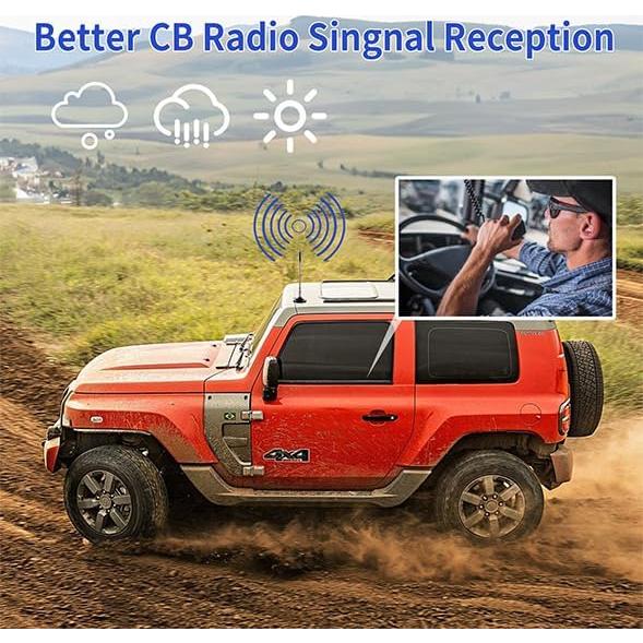 Kit de Antena CB Eifagur 27MHz con Montaje Magnético 3m