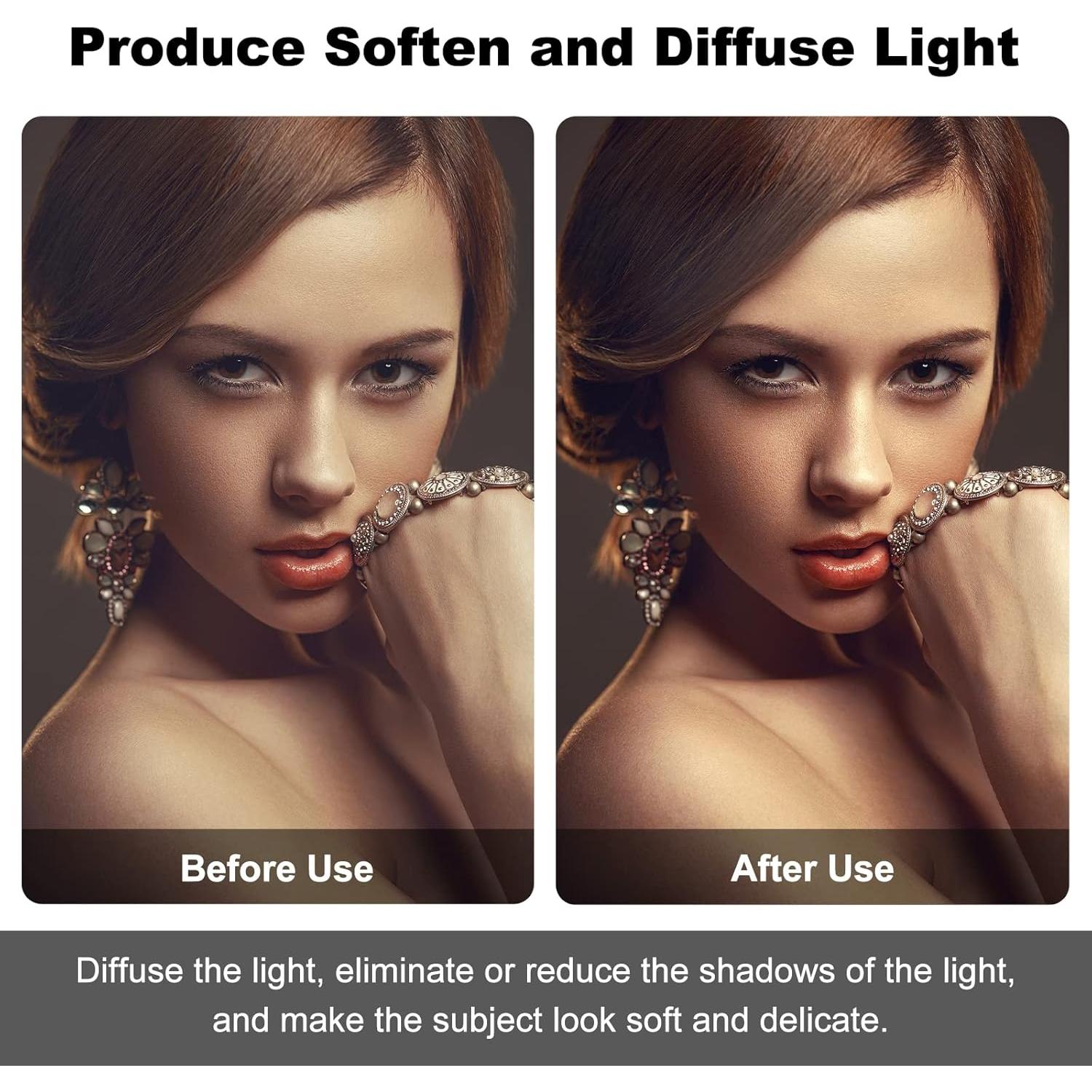 Kit de Iluminación Fotográfica Soonpho con Paraguas 109cm