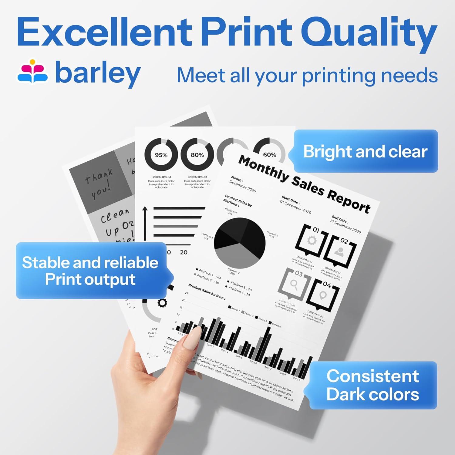 Cartucho de Tóner Negro Super Alta Capacidad Barley TN436BK (2 Unidades)