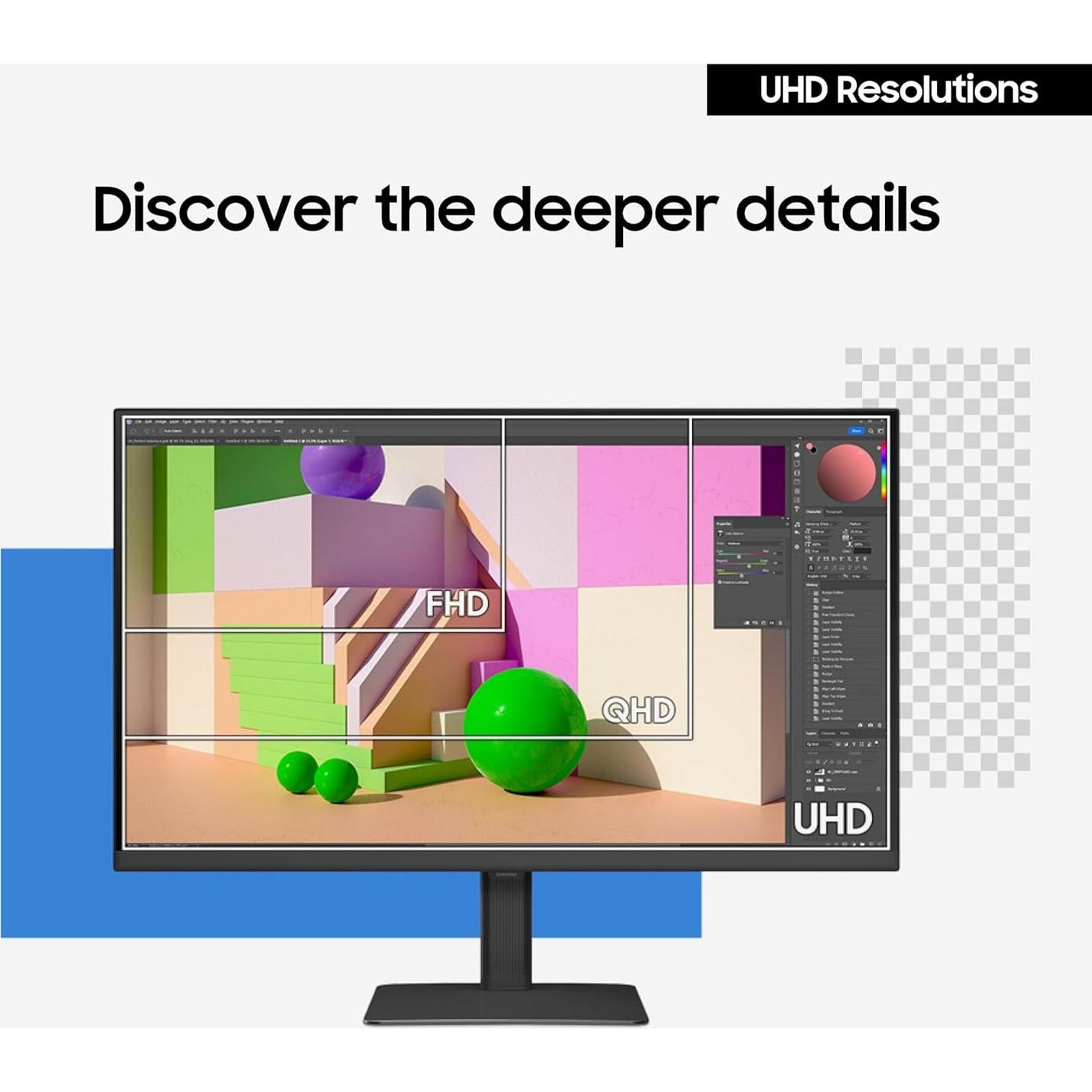 Monitor Samsung 32" S80UD 4K UHD IPS USB-C Altavoces Integrados