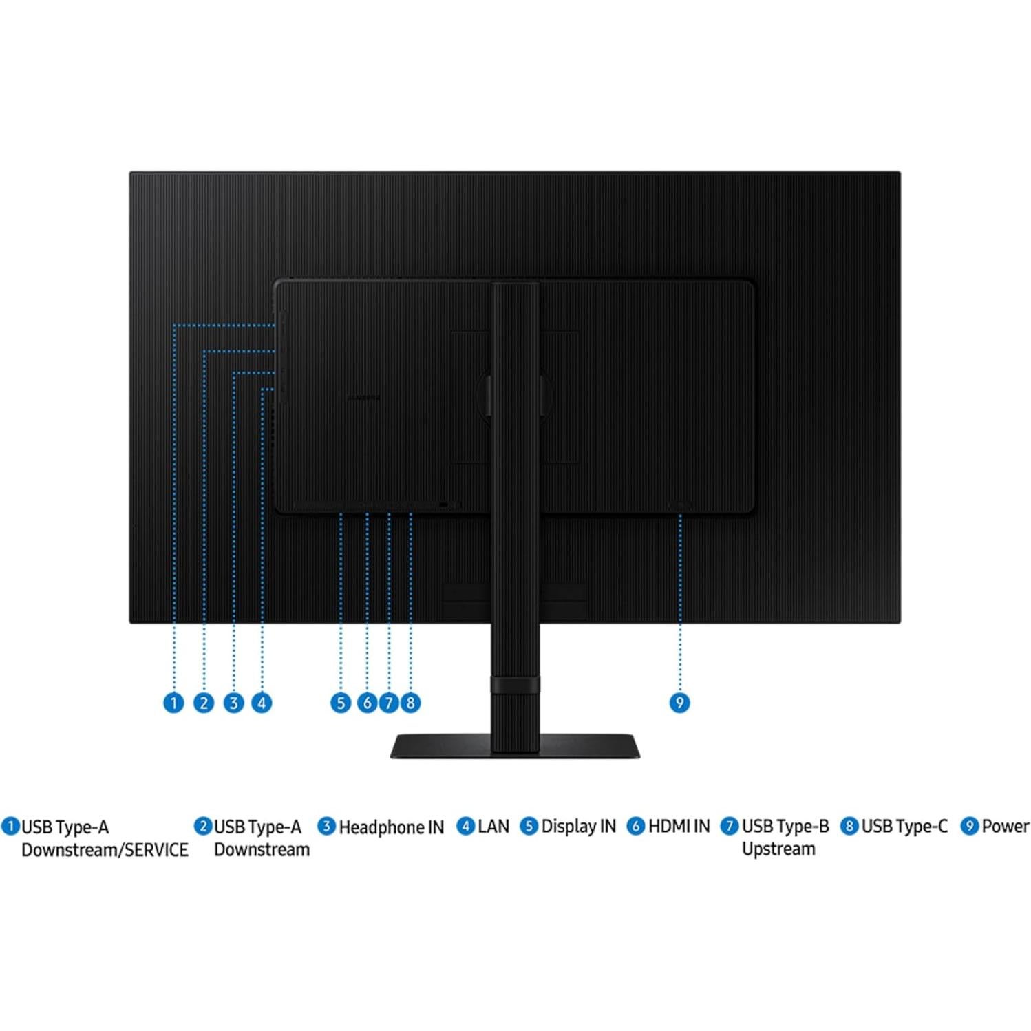 Monitor Samsung 32" S80UD 4K UHD IPS USB-C Altavoces Integrados