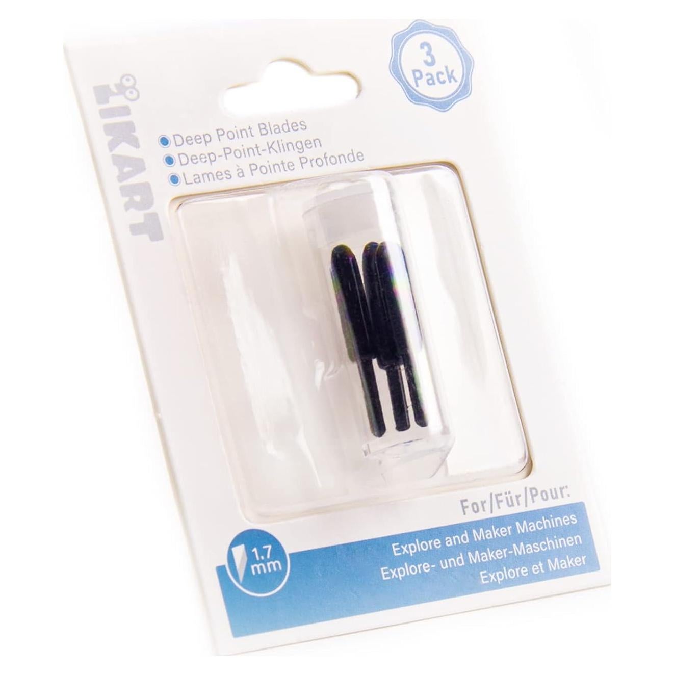 3 Cuchillas de Corte Profundo Likart para Maker y Explore