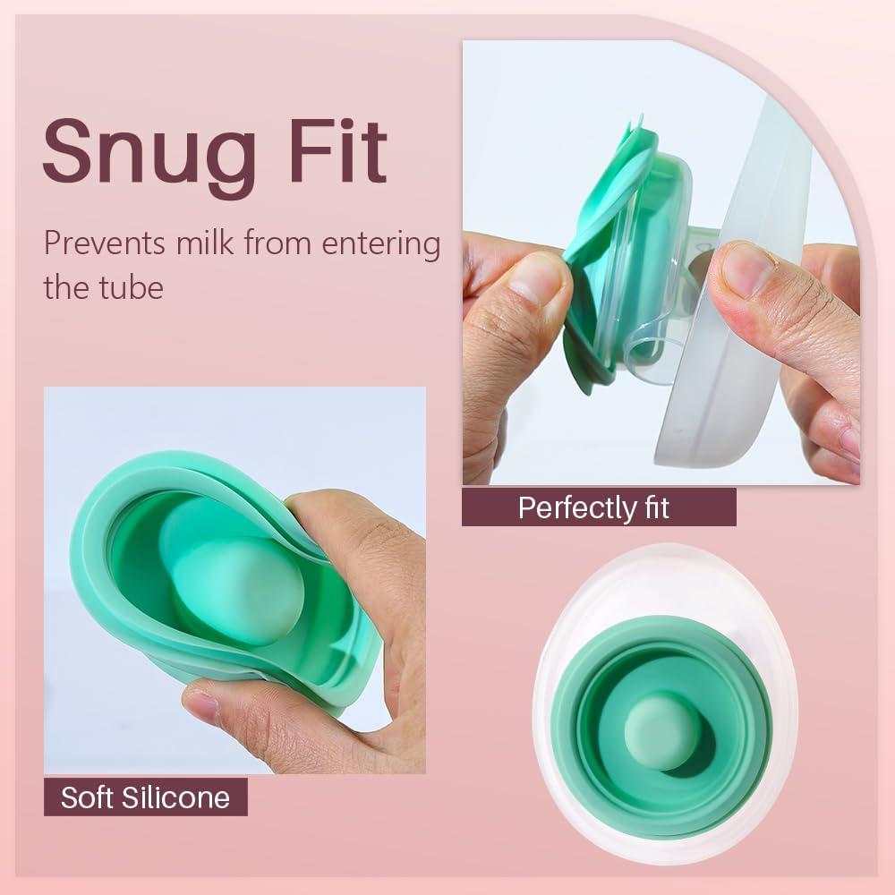 4 Sellos de Bomba de Silicona Tbuymax para Elvie Stride