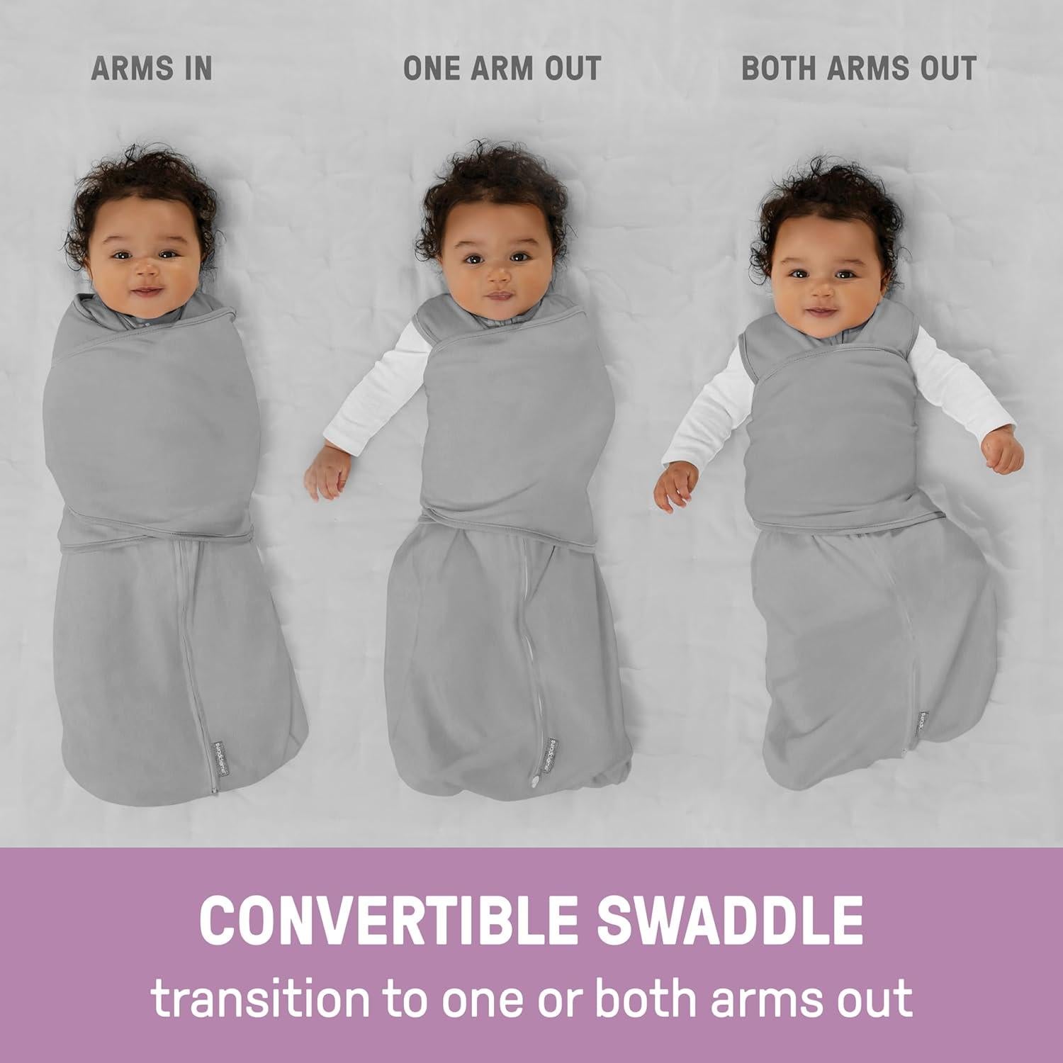 Swaddle de bebé Ingenuity sin brazos 3-6 meses 6.35-8.16 kg