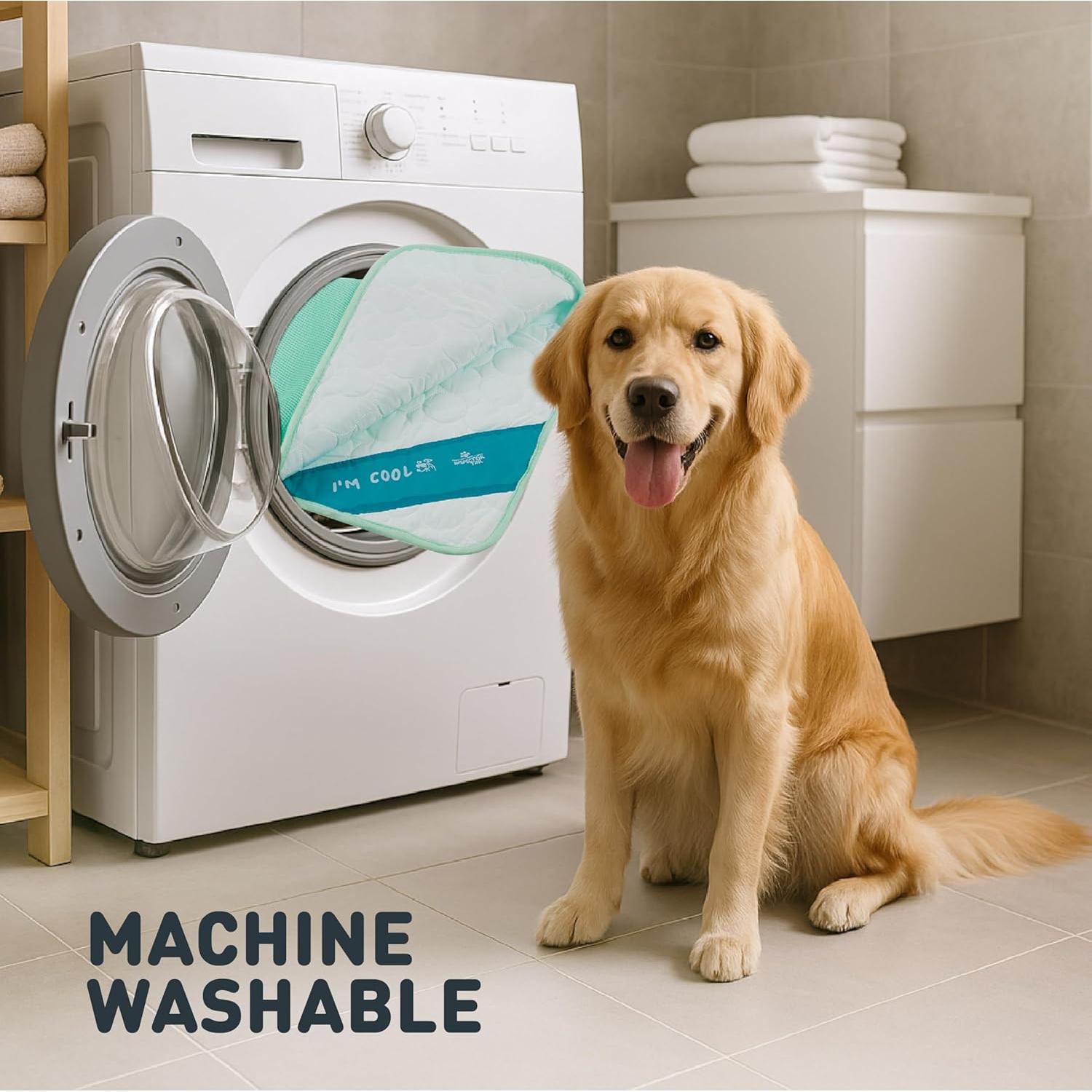 Alfombrilla Refrigerante para Perro Inspector Tail Menta 99x69cm