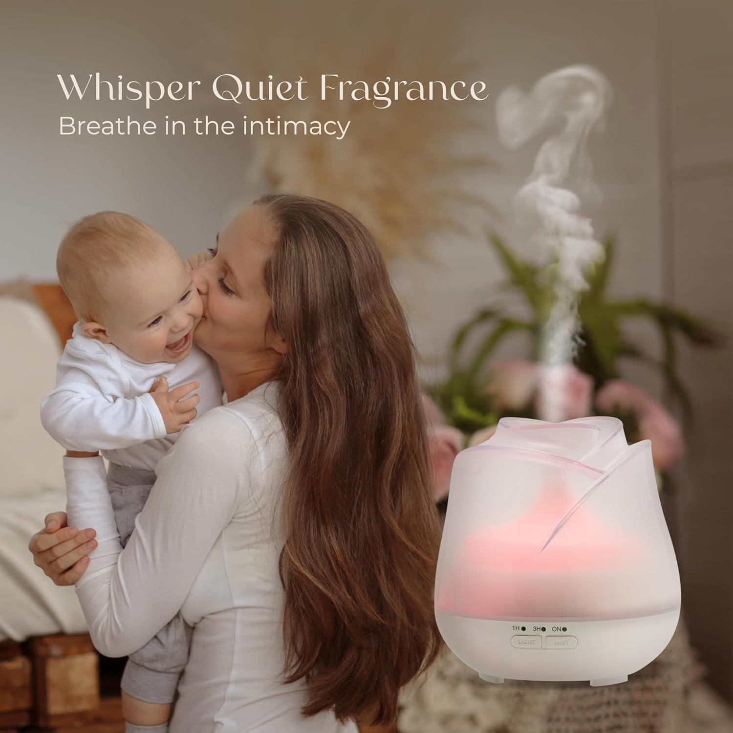 Difusor de Aceite Esencial Earnest Living 150 ml Blanco