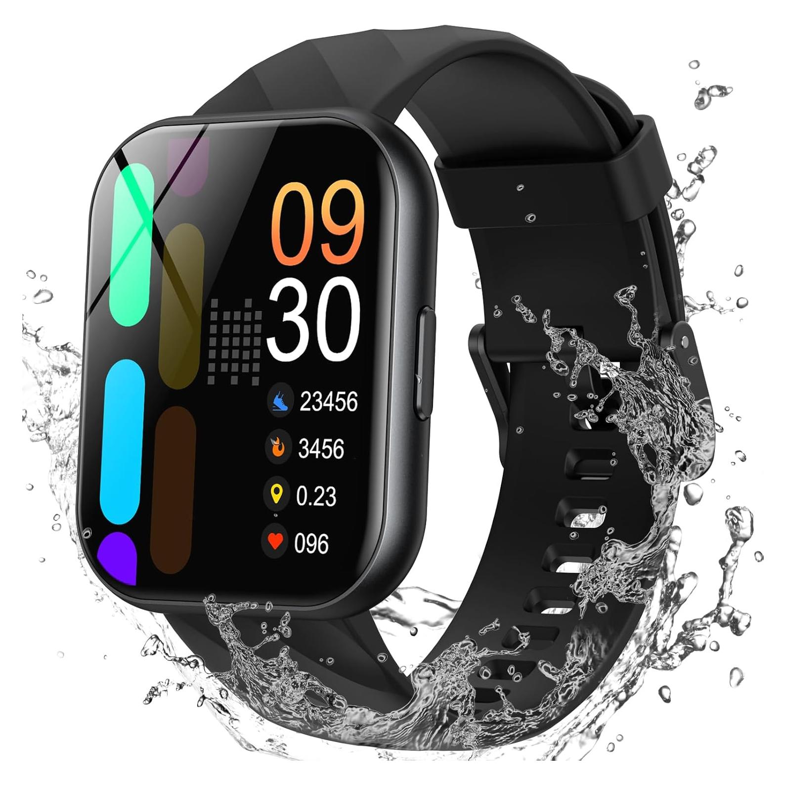 Reloj Inteligente Parsonver 5ATM Negro, 110 Modos Deportivos