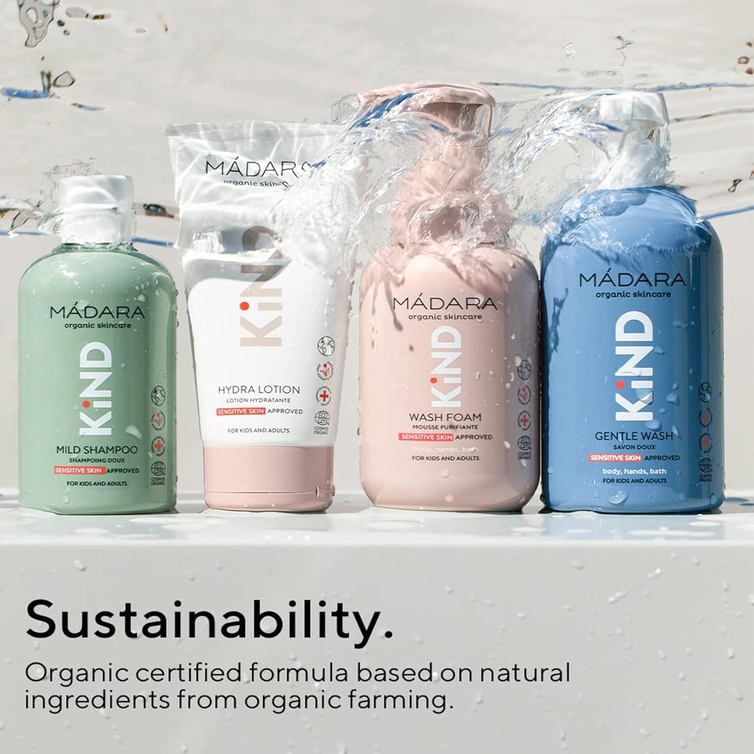 Jabón Corporal Suave MÁDARA 450g Orgánico para Piel Sensible