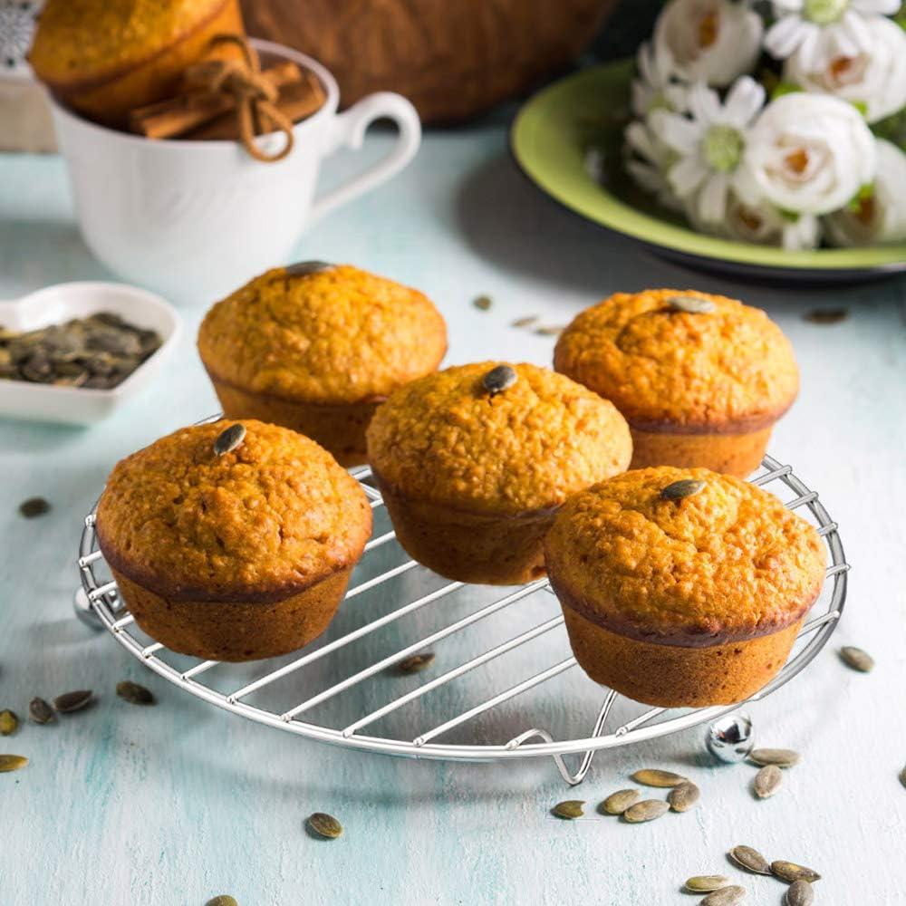 Juego de 2 Rejillas Redondas E-far 19 cm Acero Inoxidable