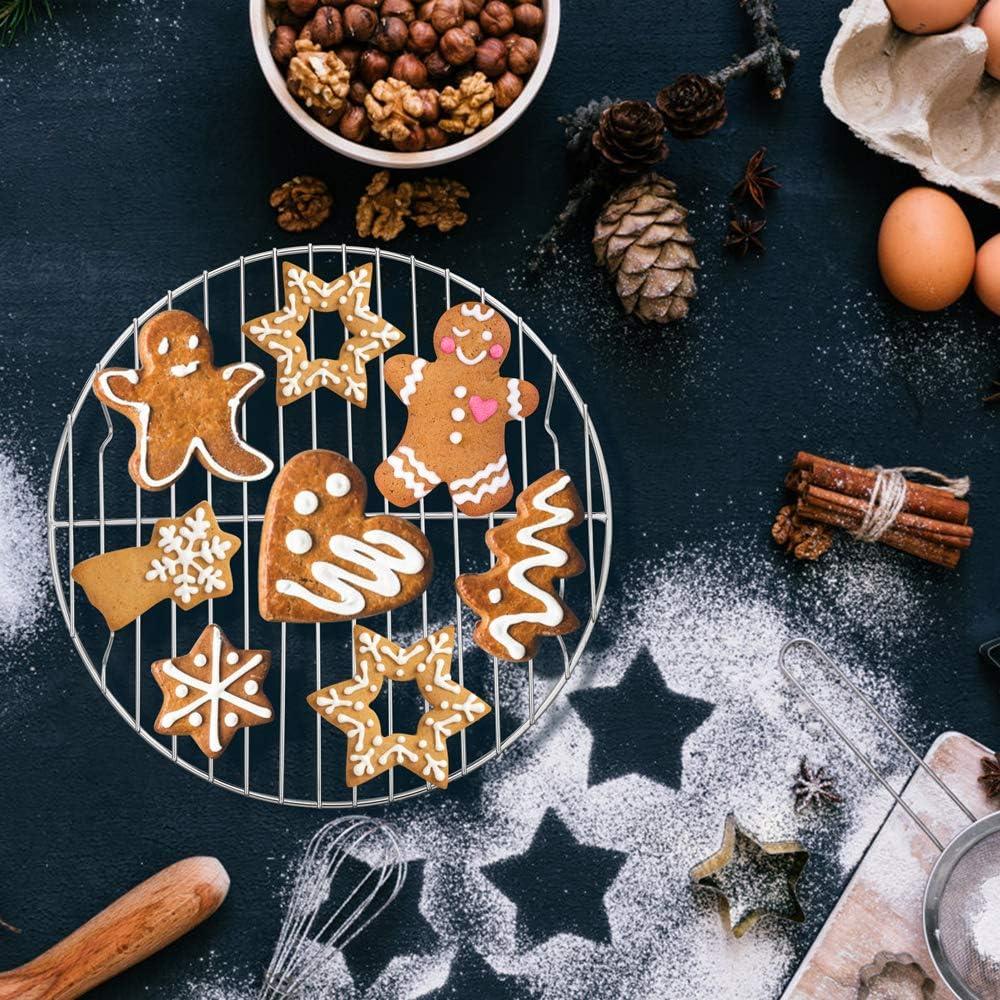 Juego de 2 Rejillas Redondas E-far 19 cm Acero Inoxidable