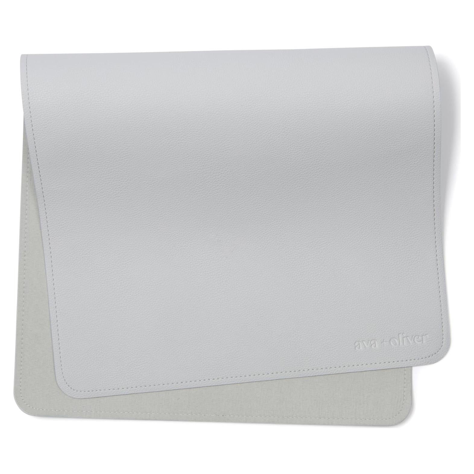 Alfombrilla de Cambio de Bebé Ava + Oliver Cuero Vegano 40x76 cm