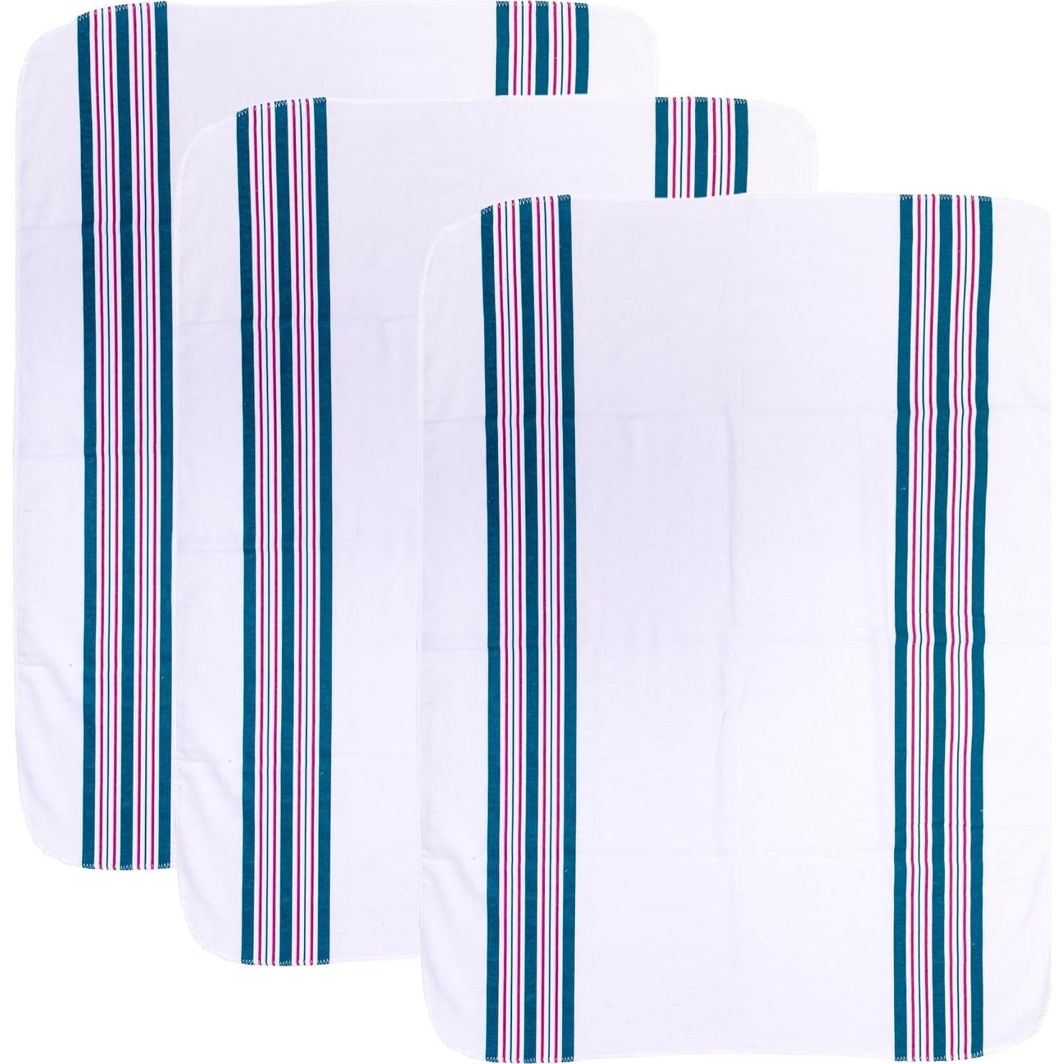 Mantas de Recepción para Bebés Vakly - Paquete de 3 Algodón 100%