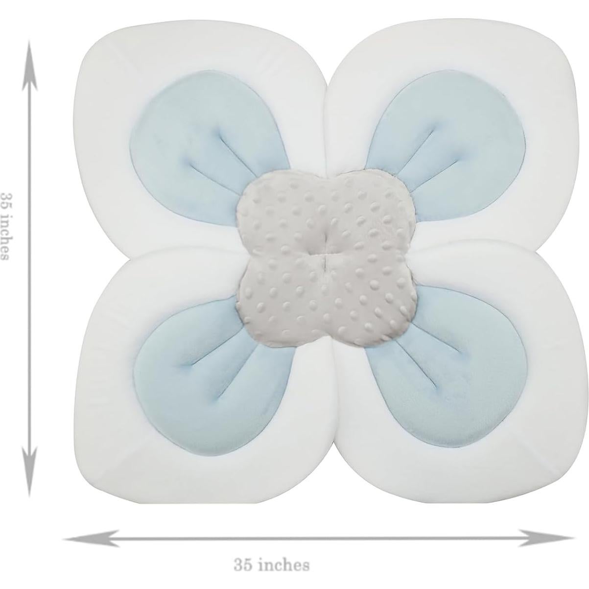 Almohadilla de Baño para Bebés PandaEar - Azul, Lavable