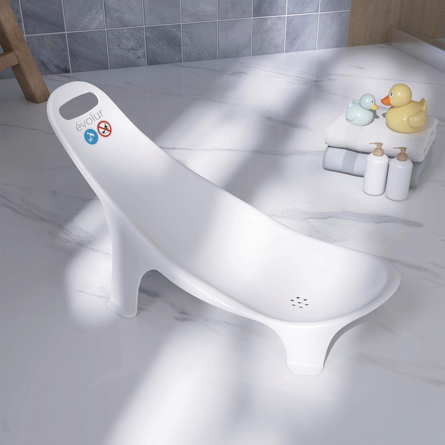 Hamaca de Baño Evolur Supple - Soporte Portátil para Bebés