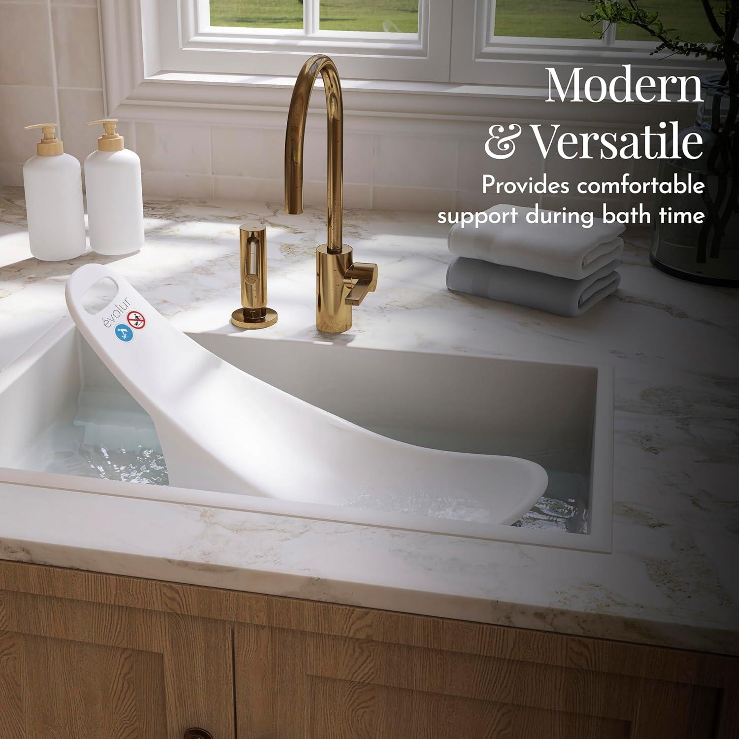 Hamaca de Baño Evolur Supple - Soporte Portátil para Bebés