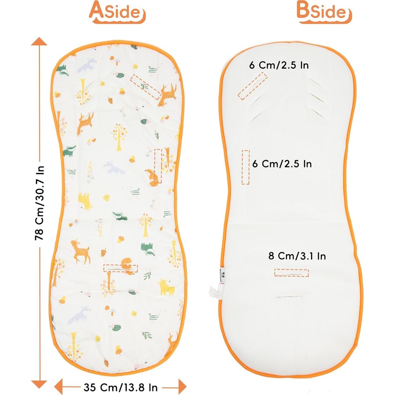 Forros de Asiento para Carriola LAT LEE AND TOWN 78x35 cm