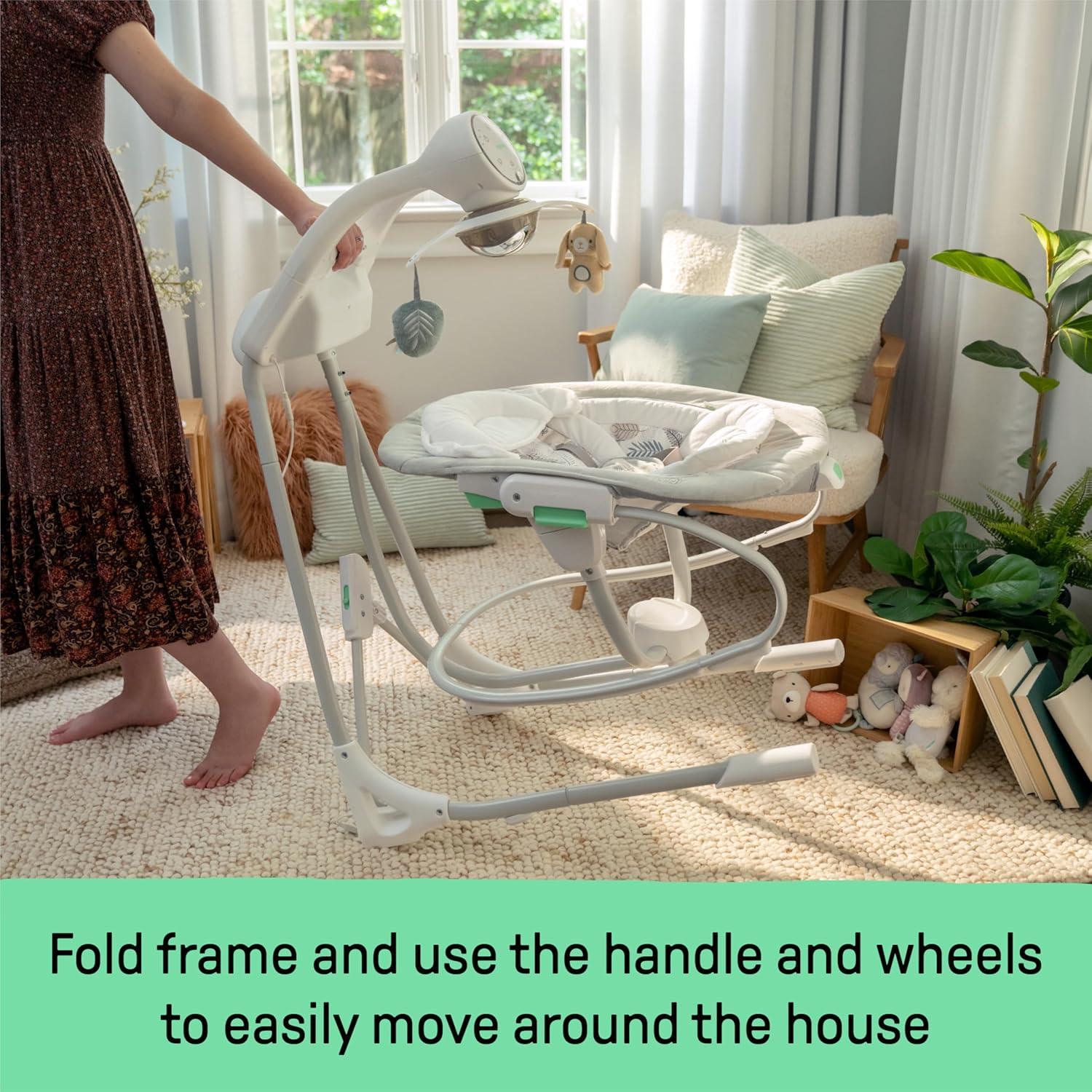 Silla y Balanceadora Calmante Ingenuity InLighten Remy 2-en-1