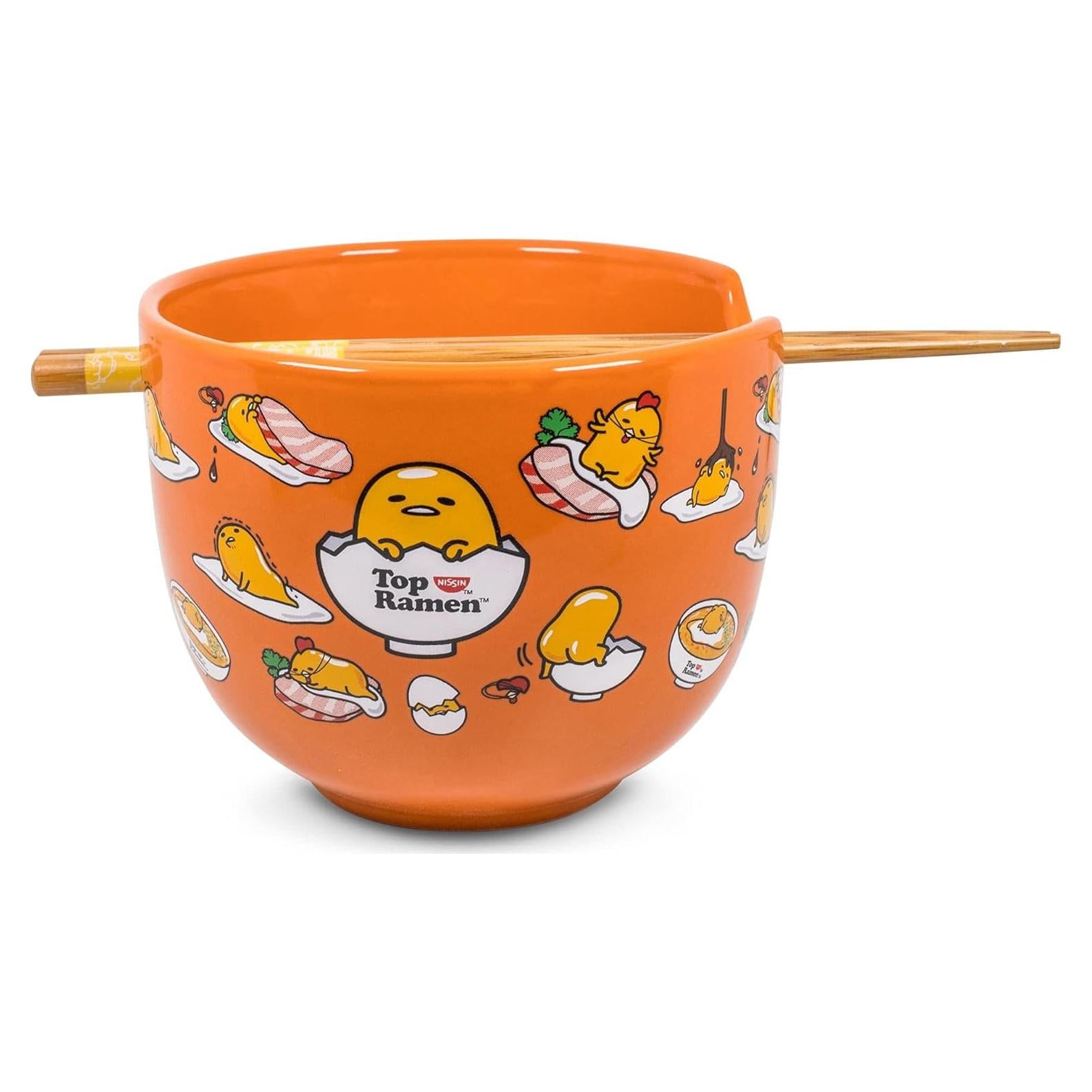 Juego de Vajilla de Cerámica Gudetama | Tazón Ramen 590 ml