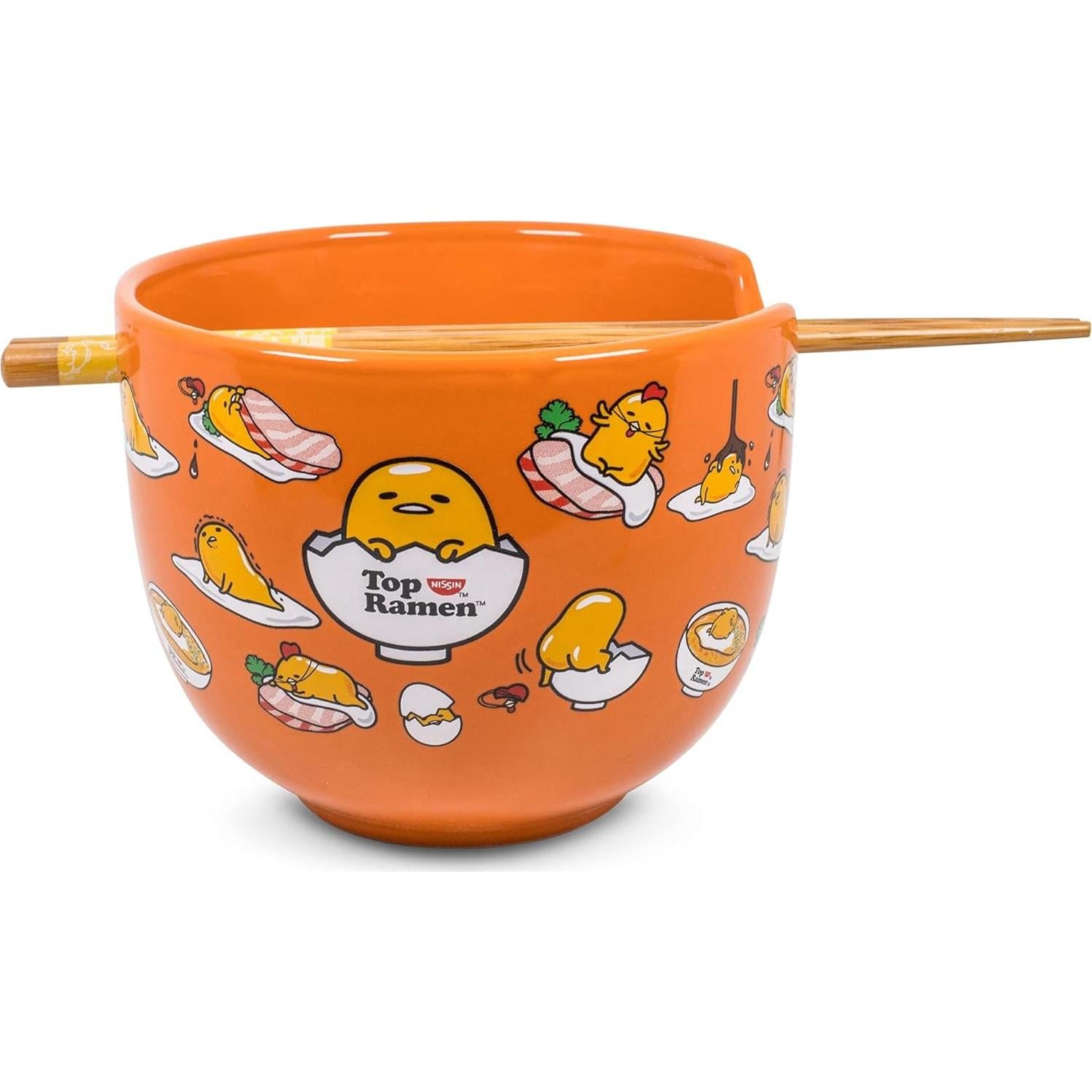 Juego de Vajilla de Cerámica Gudetama | Tazón Ramen 590 ml
