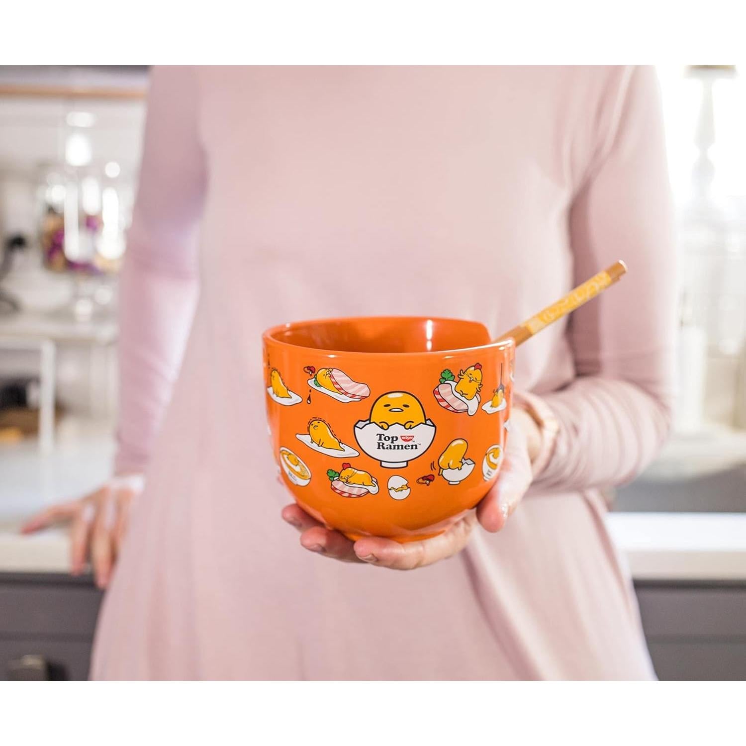 Juego de Vajilla de Cerámica Gudetama | Tazón Ramen 590 ml