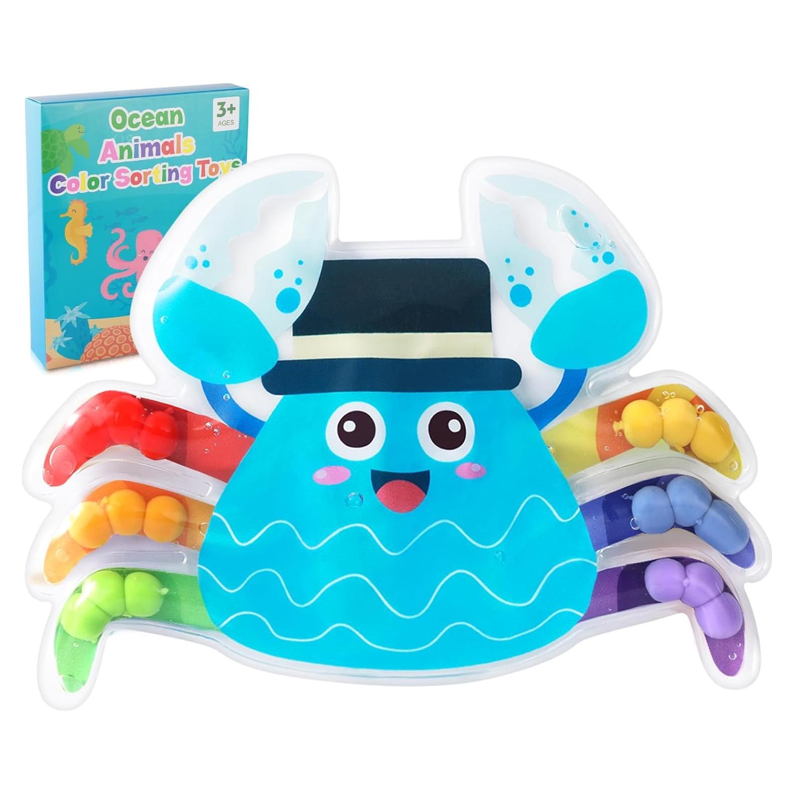 Juguete Sensorial de Clasificación de Colores Hopihy Cangrejos