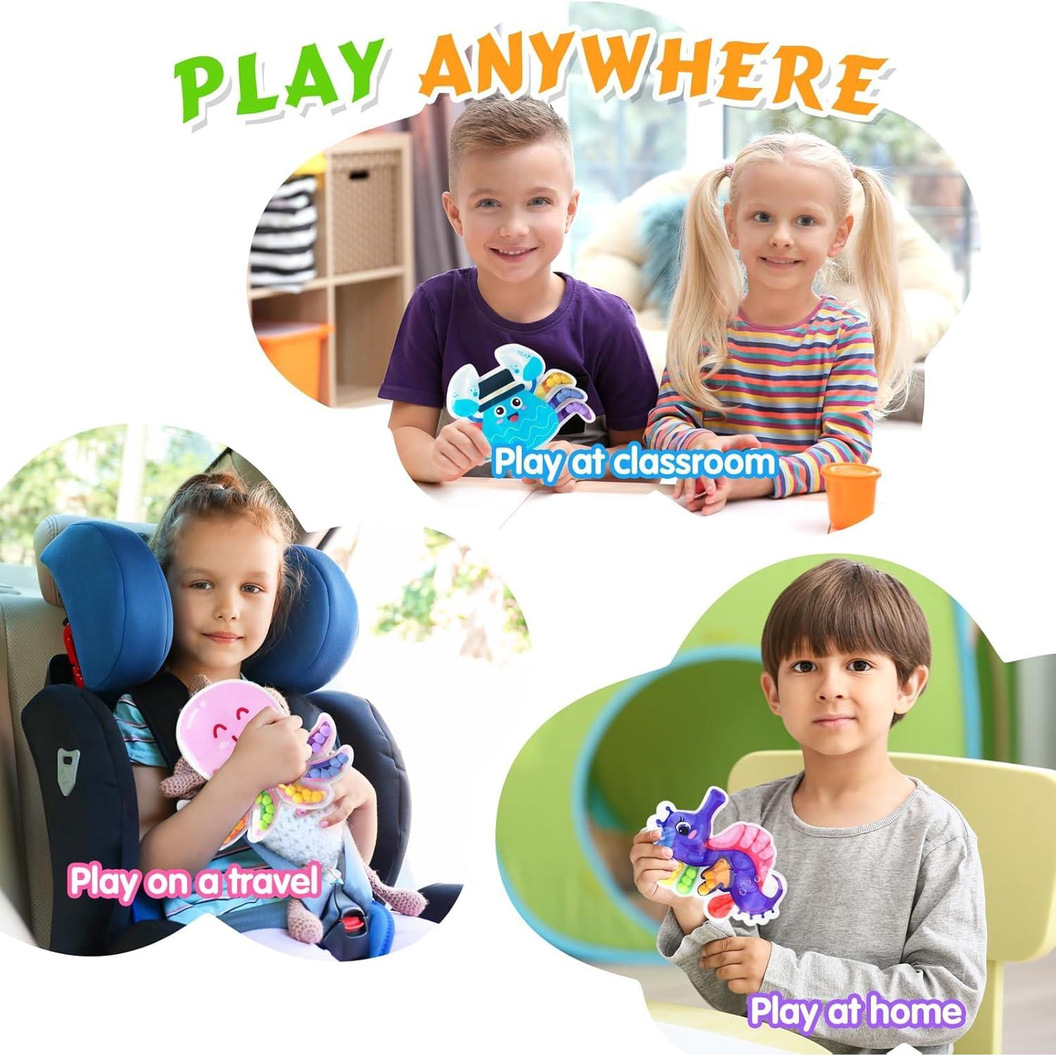 Juguete Sensorial de Clasificación de Colores Hopihy Cangrejos