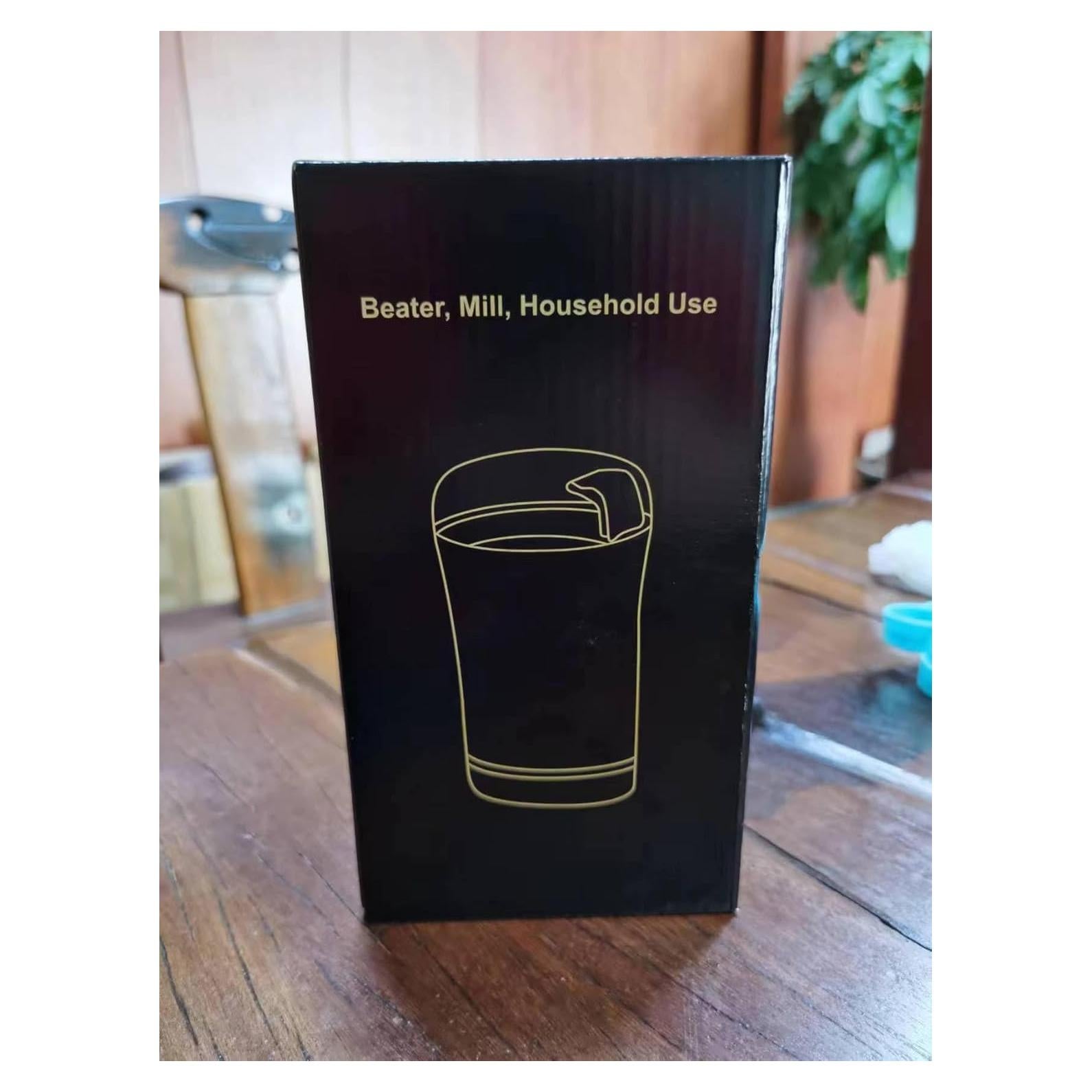 Molinillo Eléctrico GTUOXIES 150W Acero Inoxidable Negro