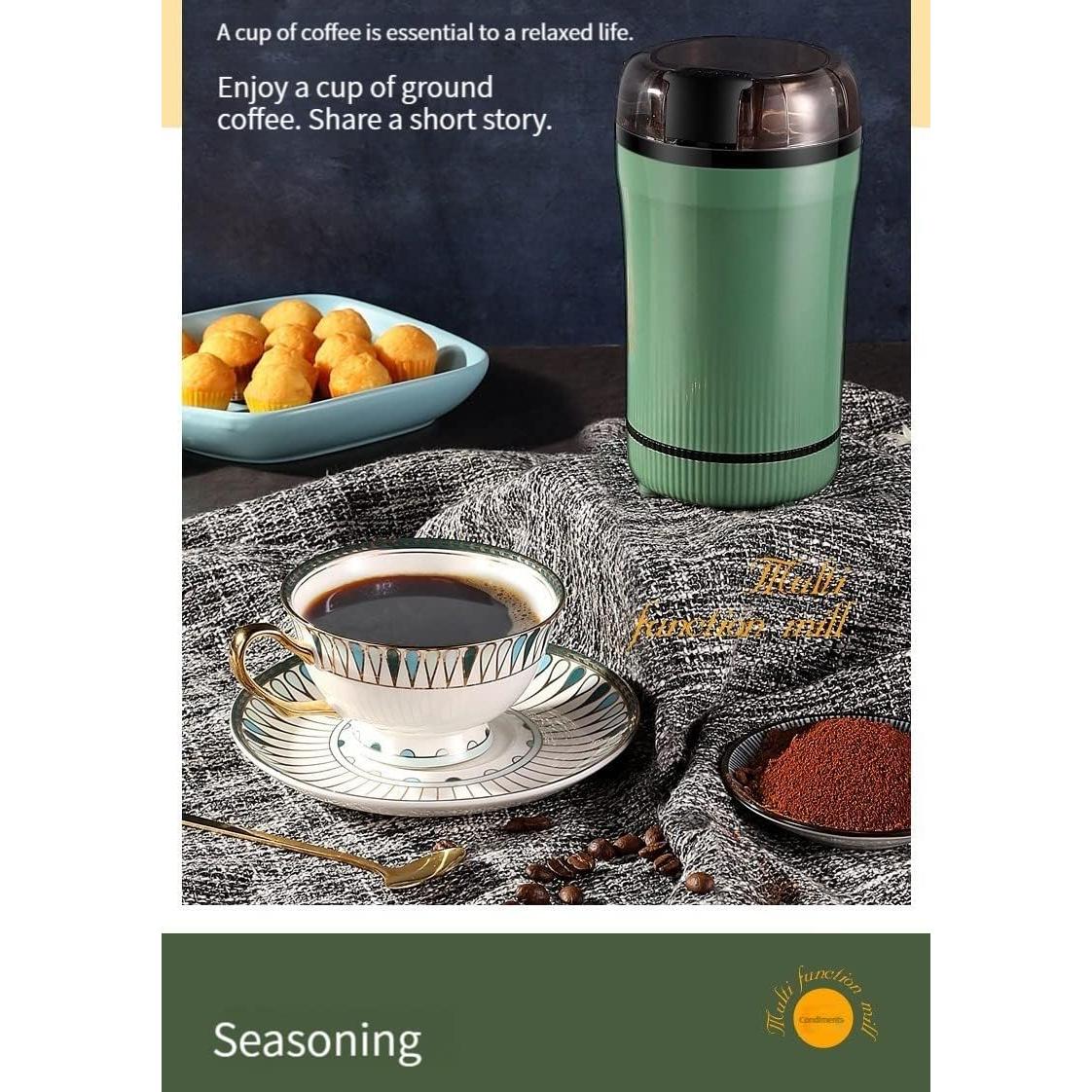 Molinillo Eléctrico GTUOXIES 150W Acero Inoxidable Negro