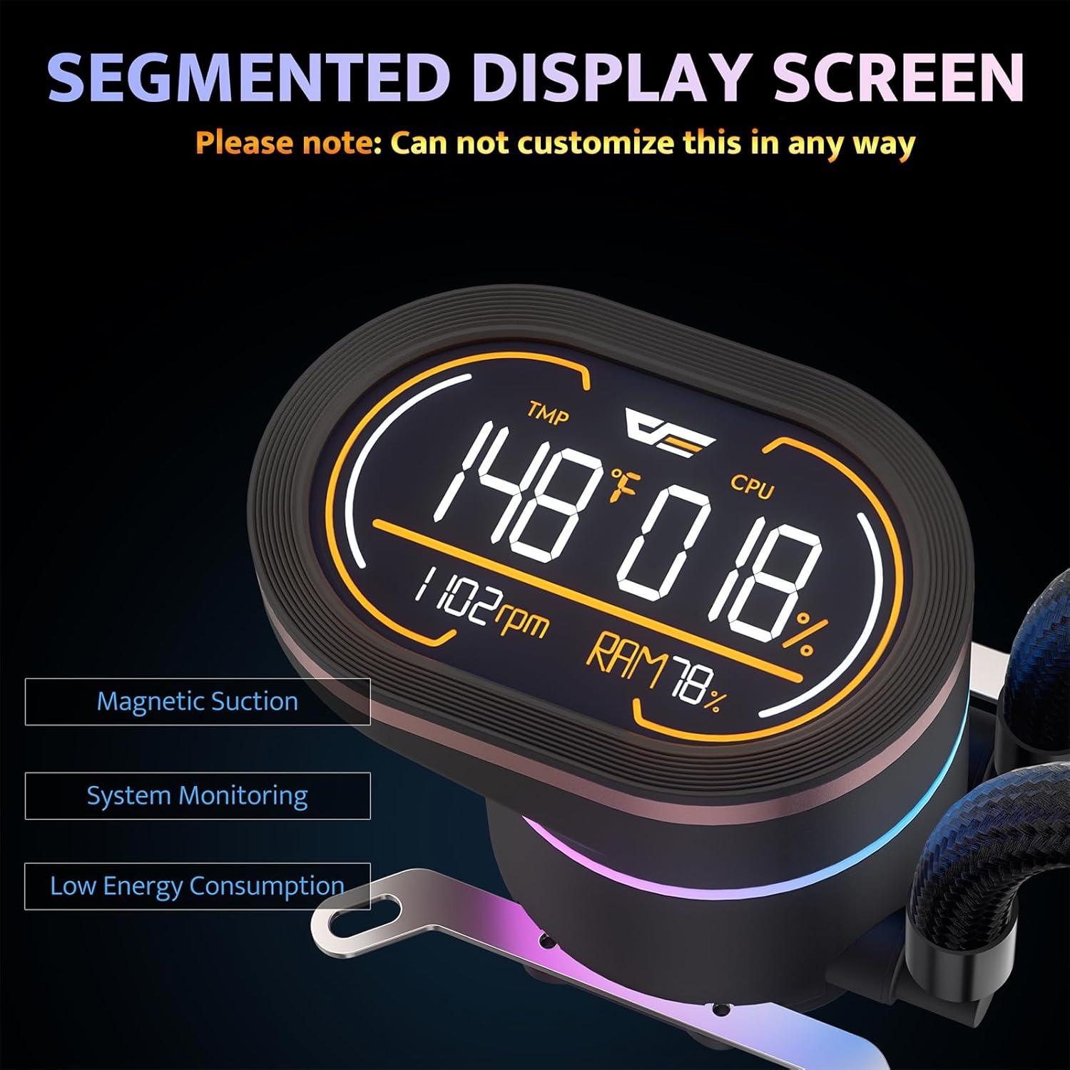 Enfriador de CPU Líquido darkFlash DH360D AIO 360mm ARGB