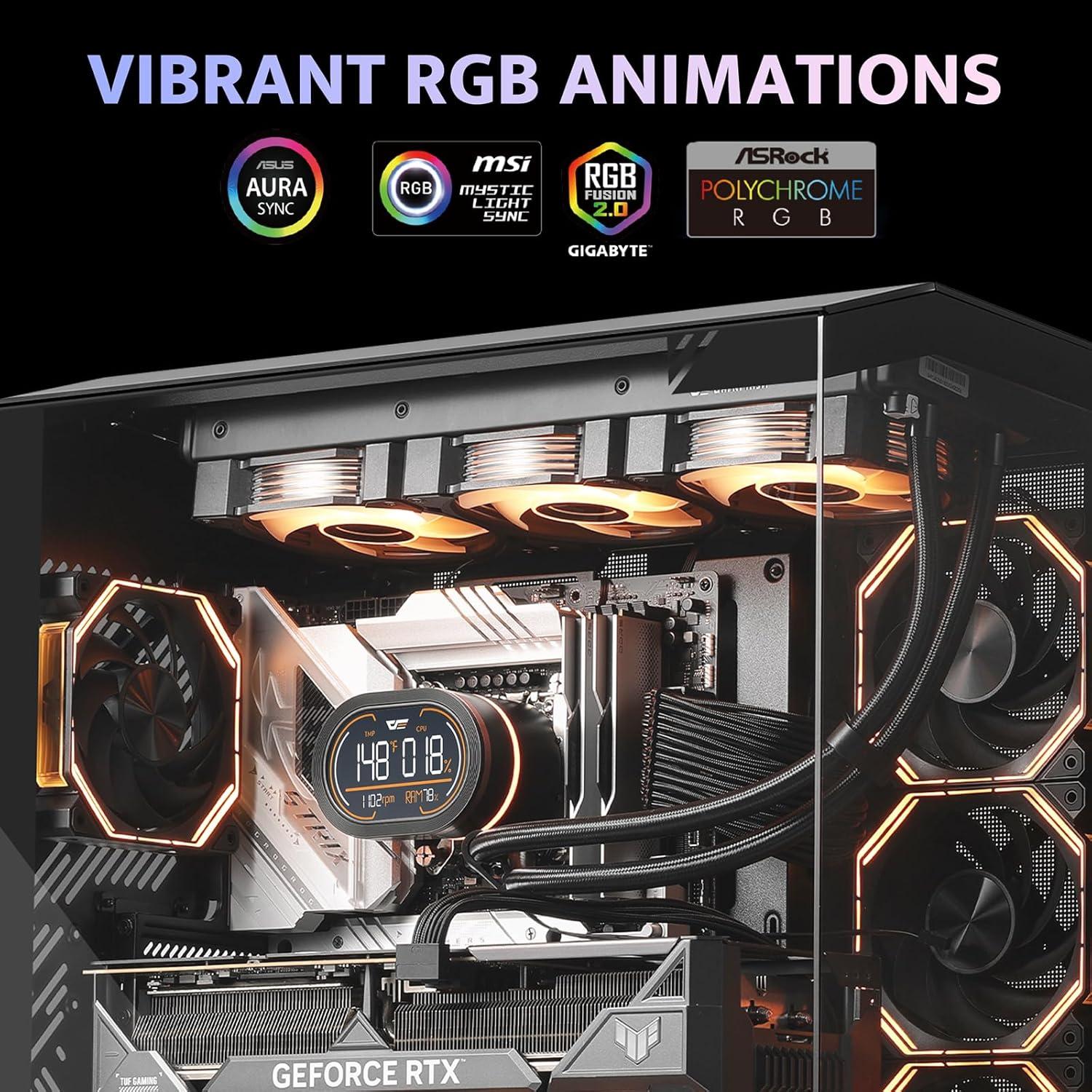 Enfriador de CPU Líquido darkFlash DH360D AIO 360mm ARGB