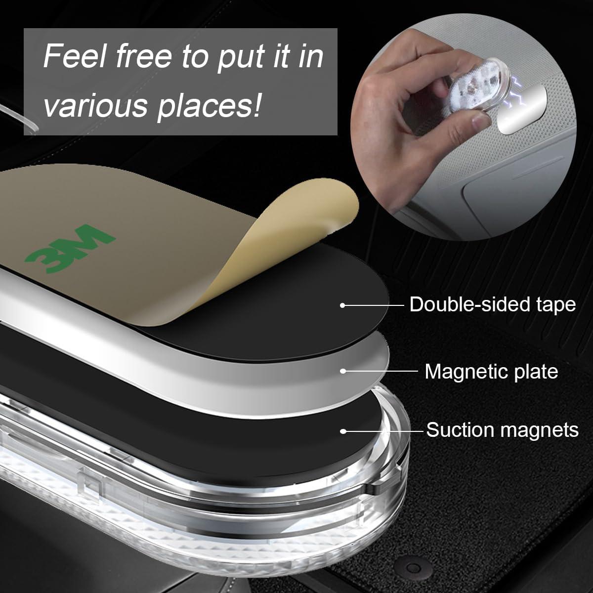 Luces LED Inalámbricas JOYCOURT para Interior de Auto 2PCS