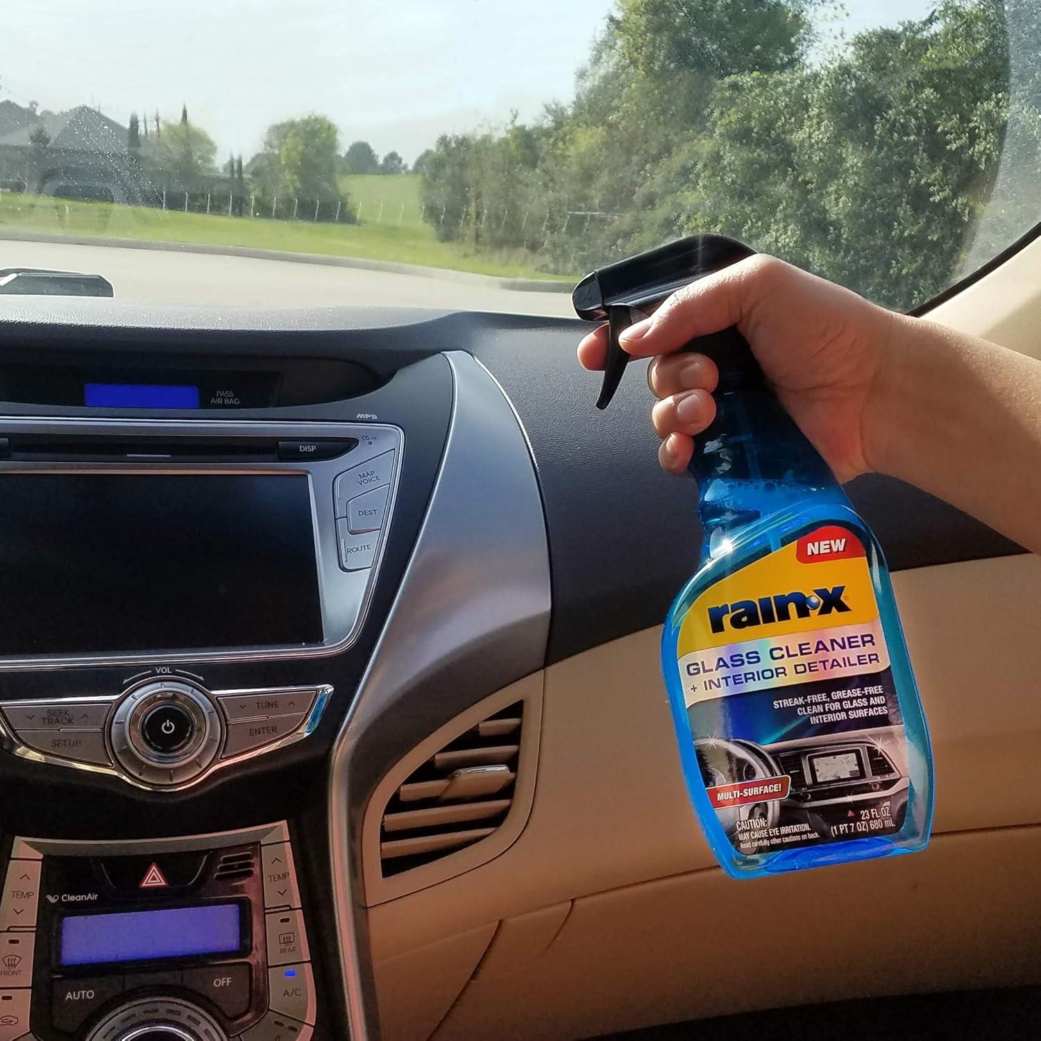 Limpiador de Cristales y Detallador Rain-X 680ml - Sin Rayas