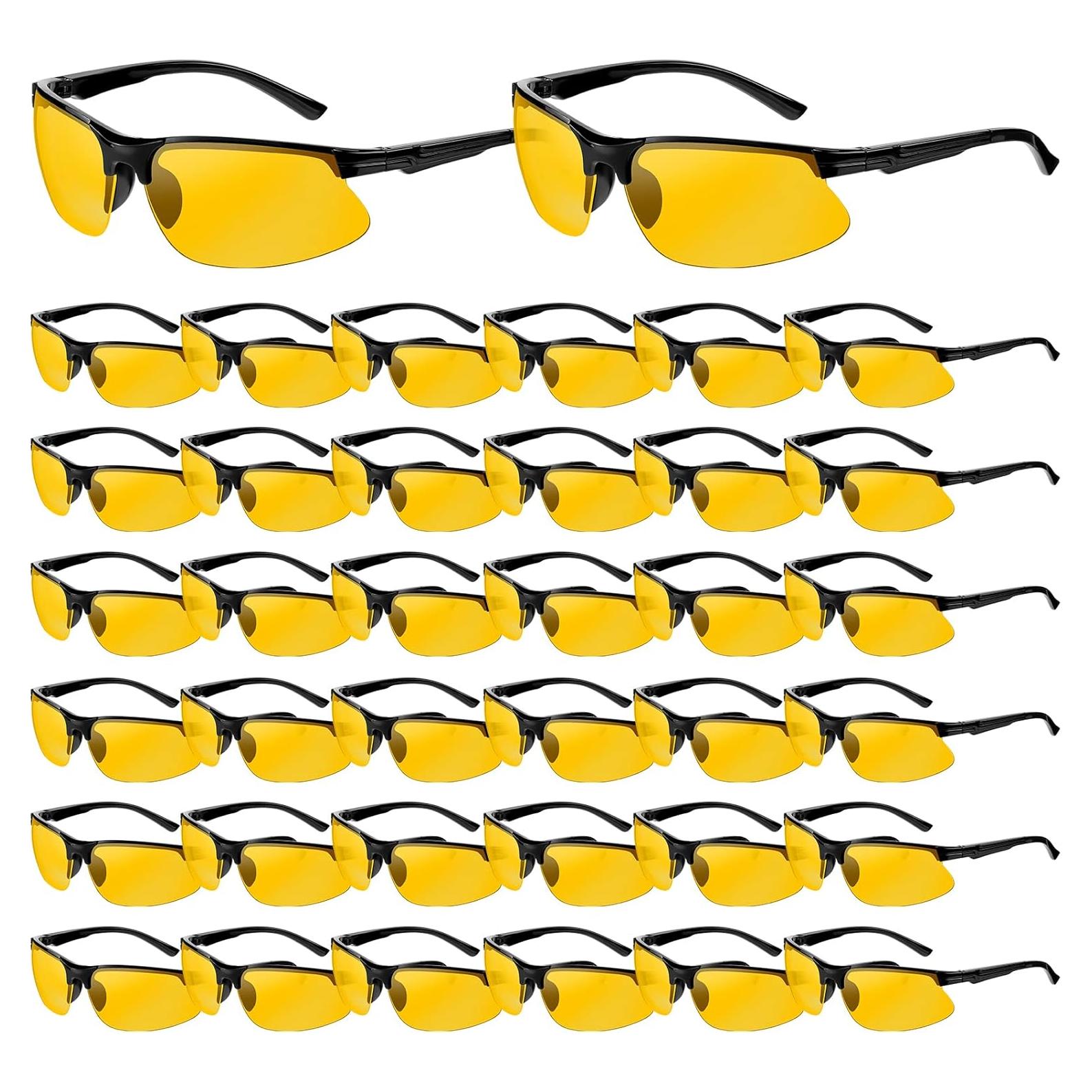 Gafas de Seguridad Kathfly 36 Pcs Policarbonato Ámbar