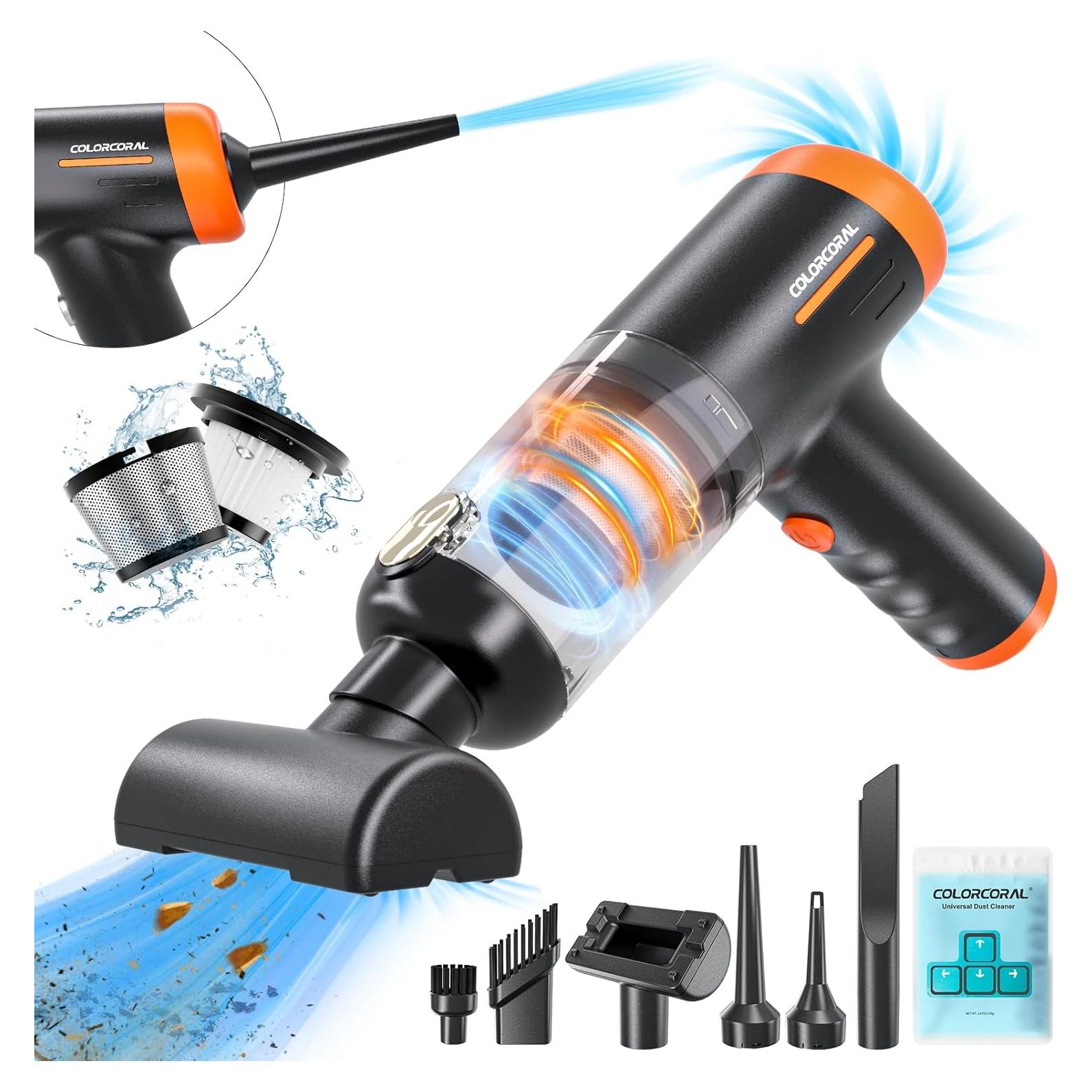 Aspiradora de Mano COLORCORAL VCM009 Inalámbrica 16000Pa