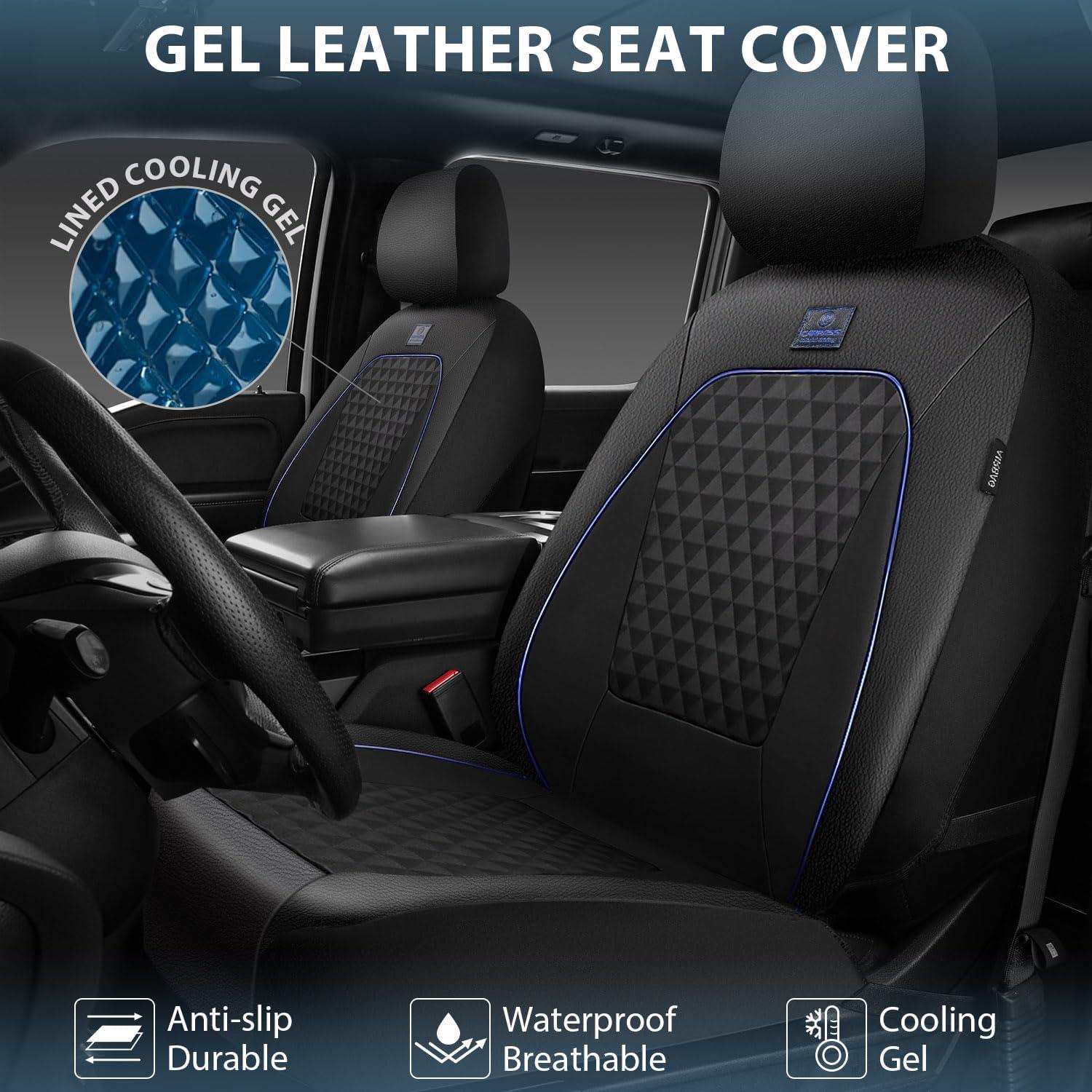 Fundas de Asiento de Coche CAR PASS Neopreno PU 2 Piezas