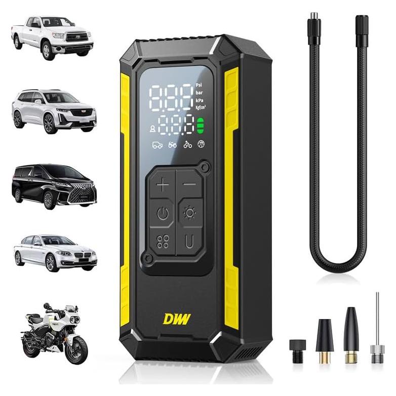 Compresor de Aire Portátil DWW DW17 150 PSI para Neumáticos