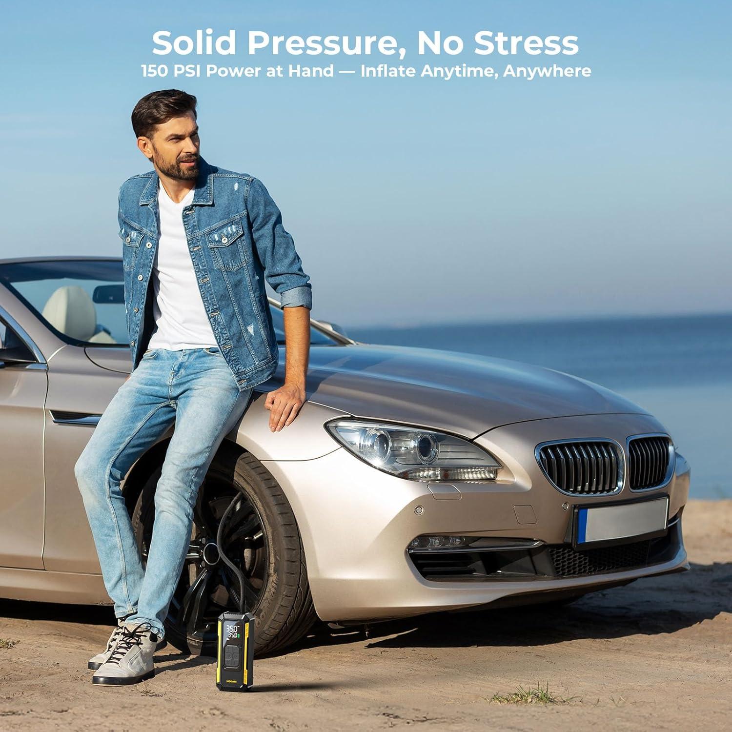 Compresor de Aire Portátil DWW DW17 150 PSI para Neumáticos