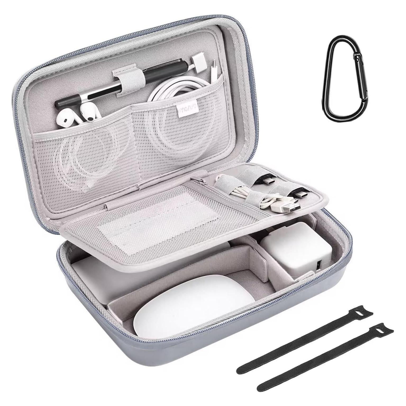 Funda Organizador Electrónico MOSISO Gris 25x16cm 4 Insertos