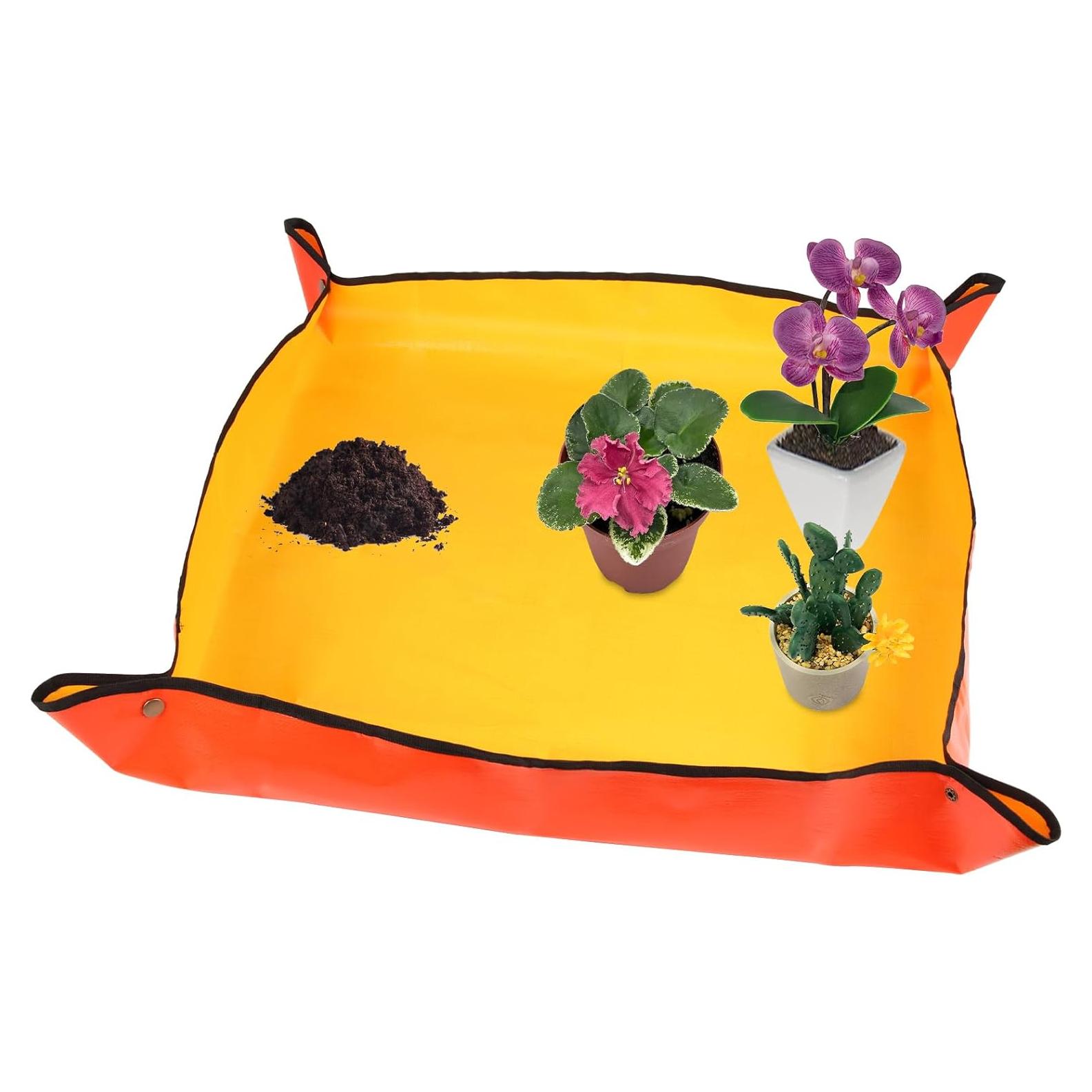 Alfombrilla de Replantado Azureblue 68x68cm Impermeable Naranja