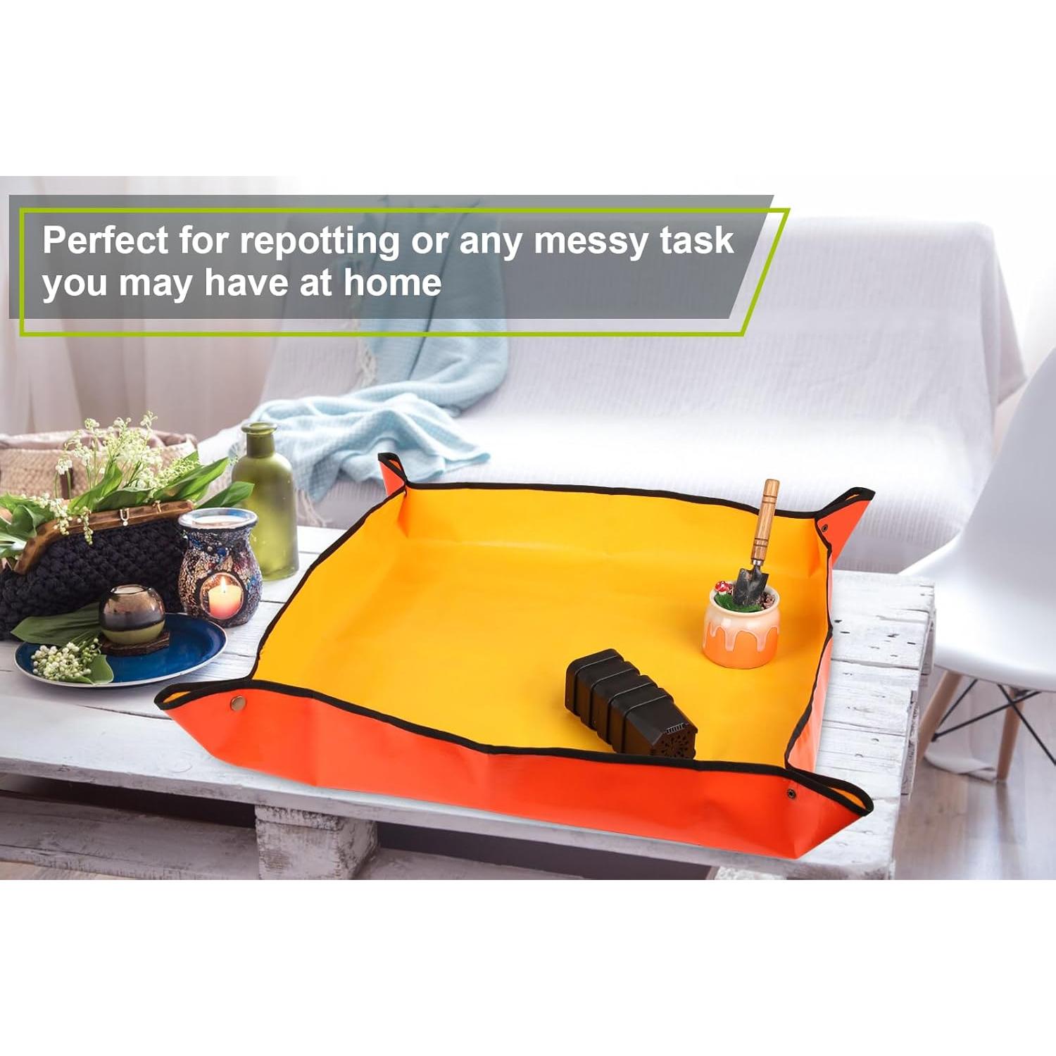 Alfombrilla de Replantado Azureblue 68x68cm Impermeable Naranja