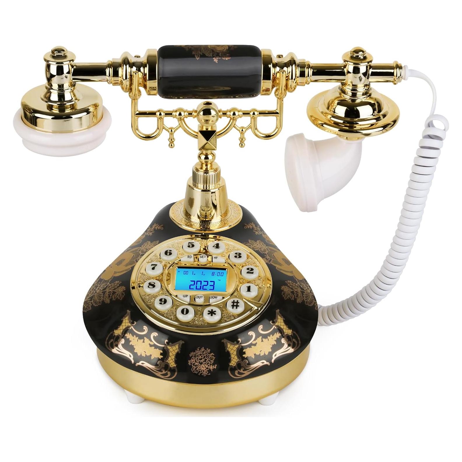 Teléfono Antiguo Retro Sangyn con Pantalla LCD y Cable 0.86kg