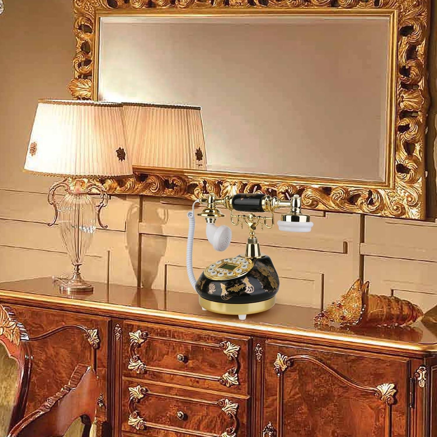 Teléfono Antiguo Retro Sangyn con Pantalla LCD y Cable 0.86kg